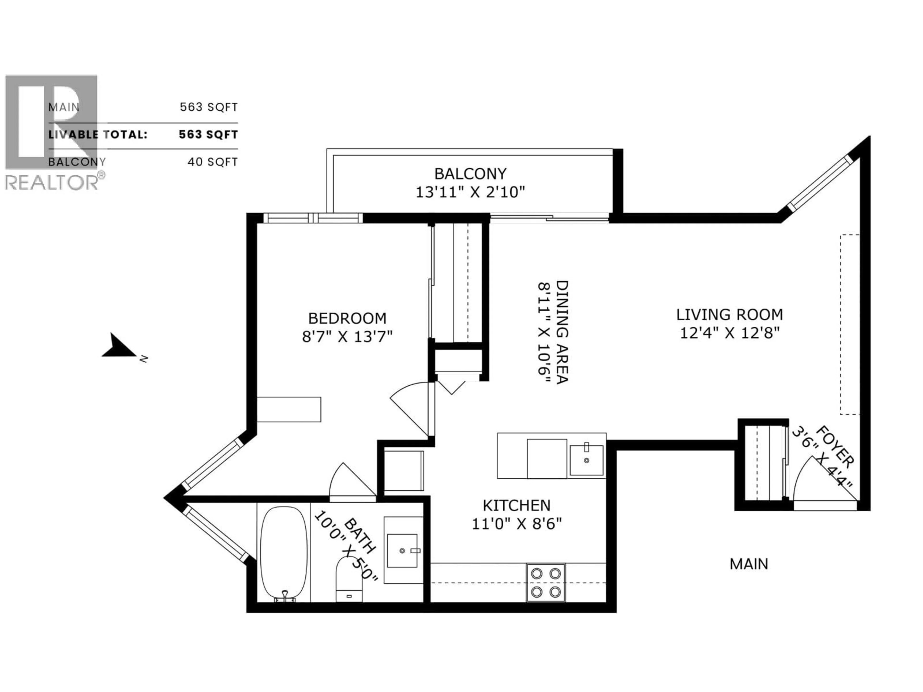 Floor plan for 301 - 16 LAKEWOOD DRIVE, Vancouver British Columbia V5L4L1