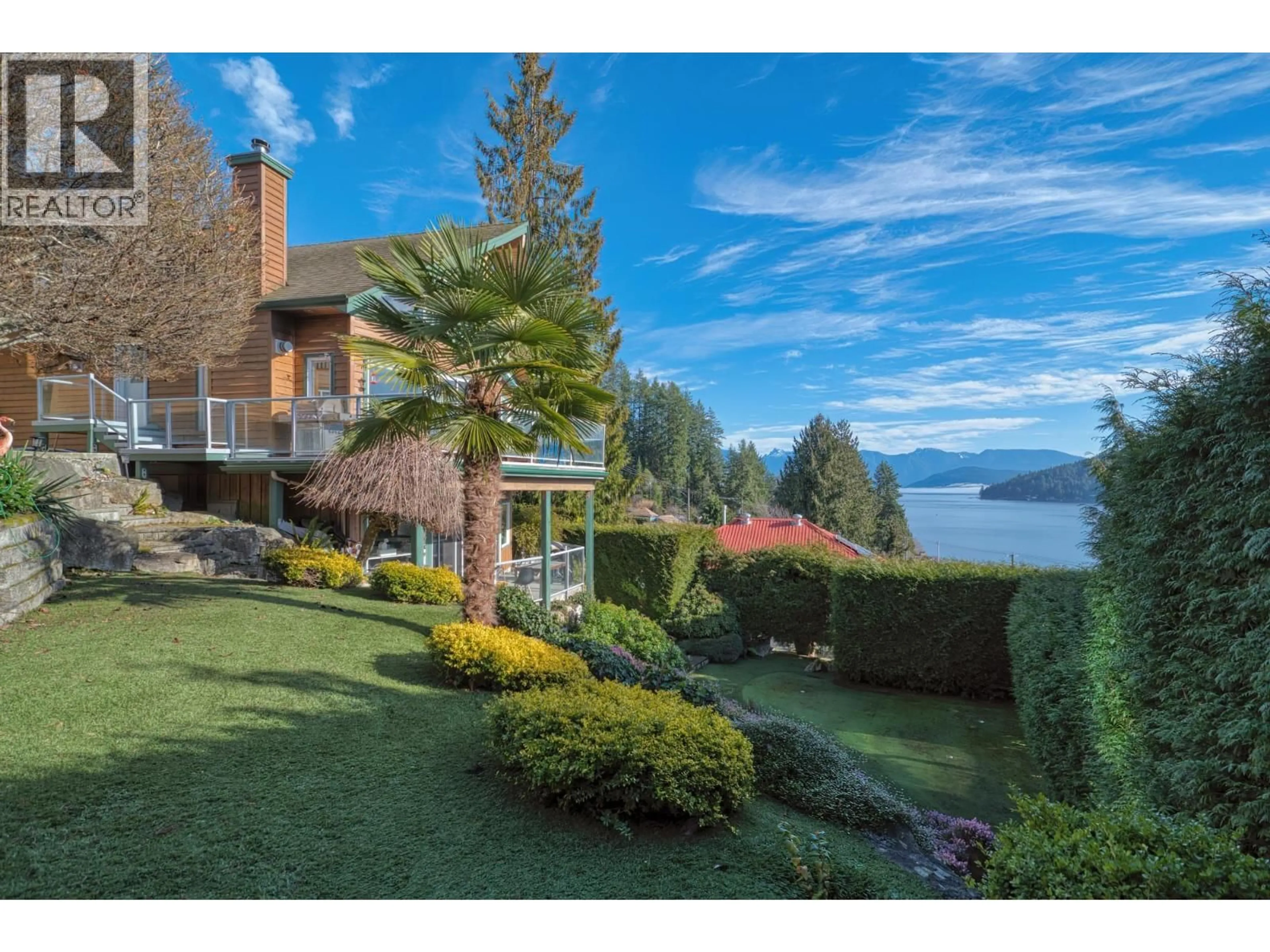 A pic from outside/outdoor area/front of a property/back of a property/a pic from drone, water/lake/river/ocean view for 481 CENTRAL AVENUE, Gibsons British Columbia V0N1V1