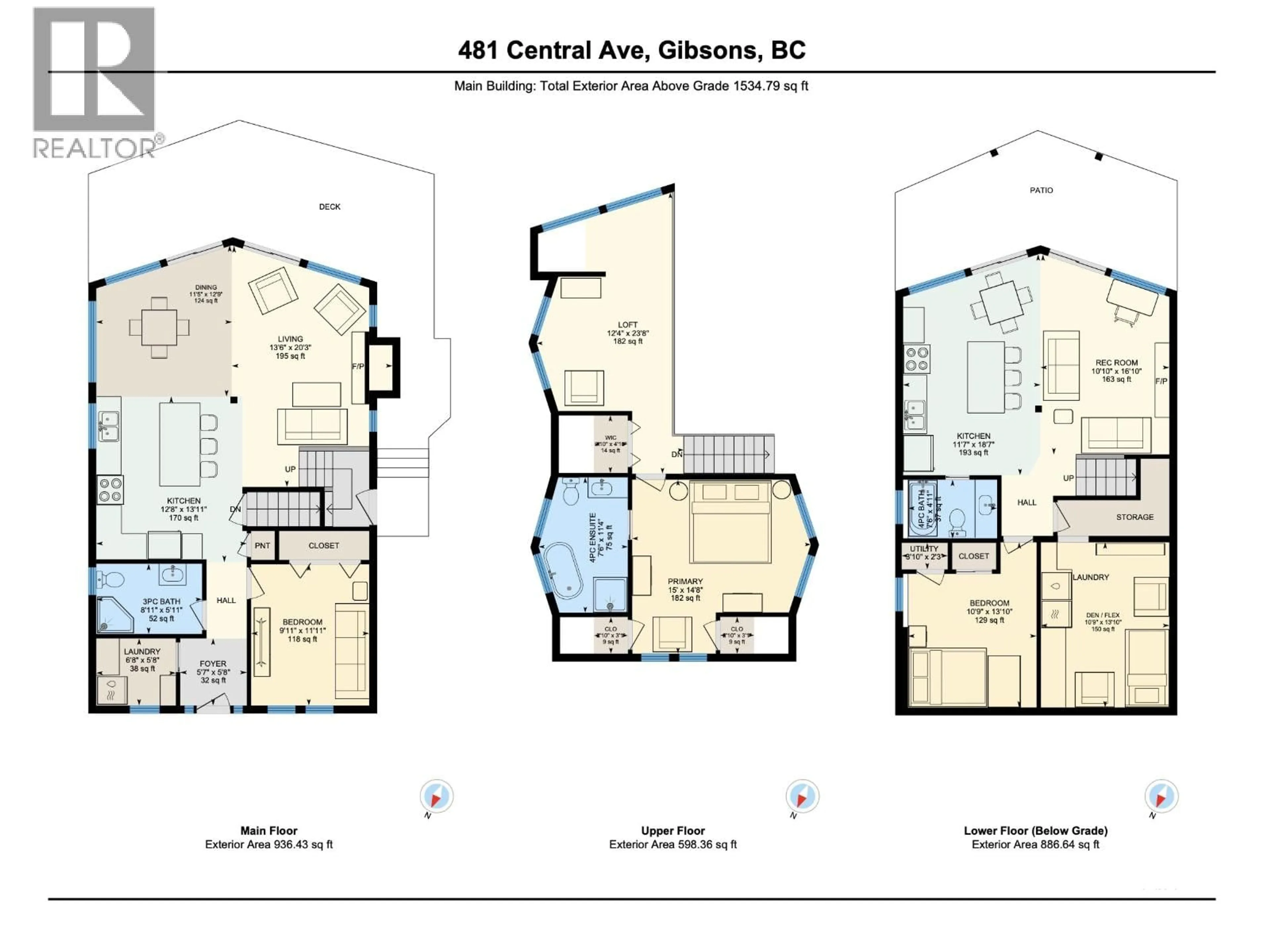 Floor plan for 481 CENTRAL AVENUE, Gibsons British Columbia V0N1V1