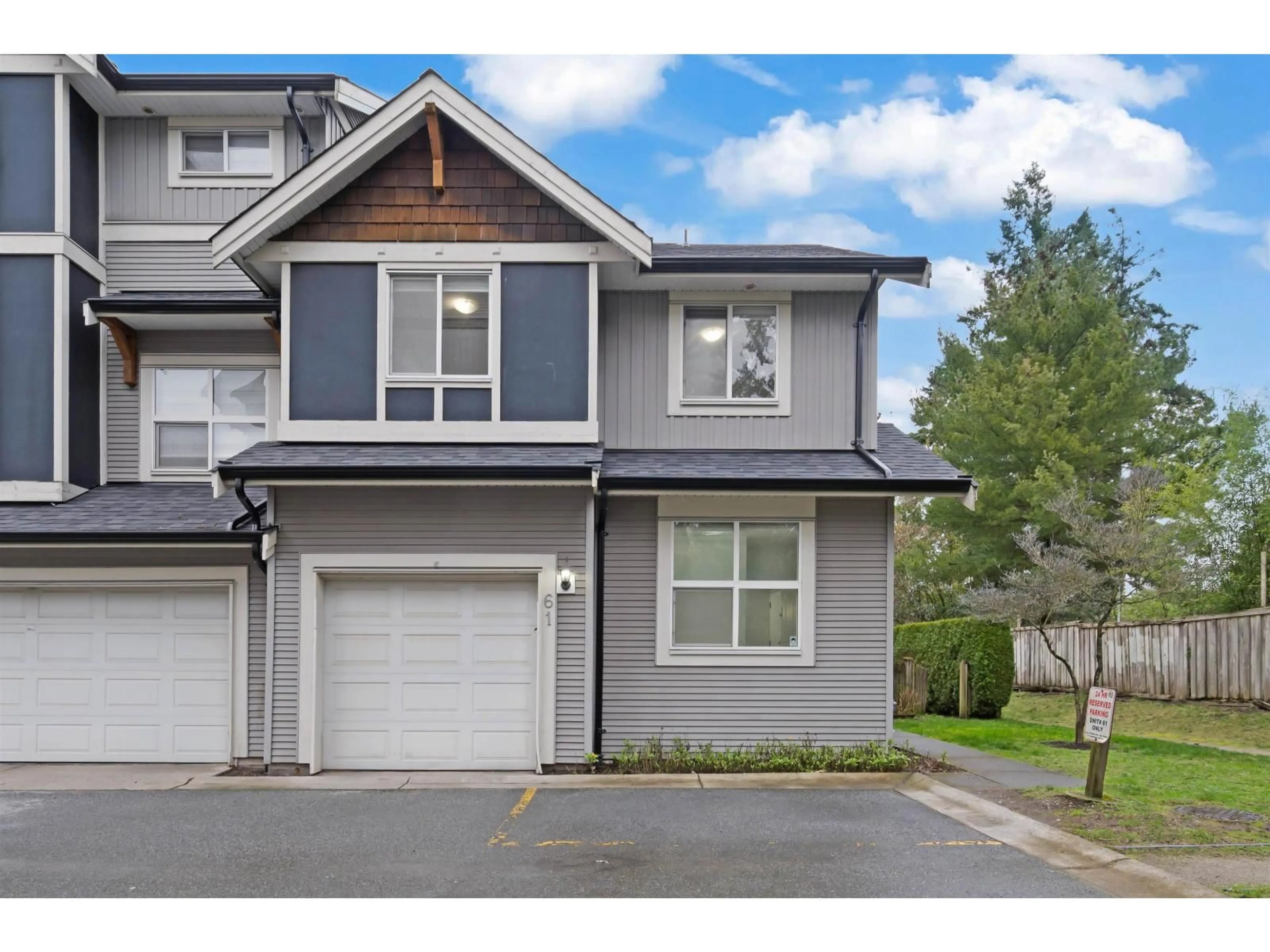 Home with vinyl exterior material, street for 61 - 12677 63 AVENUE, Surrey British Columbia V3X3T3
