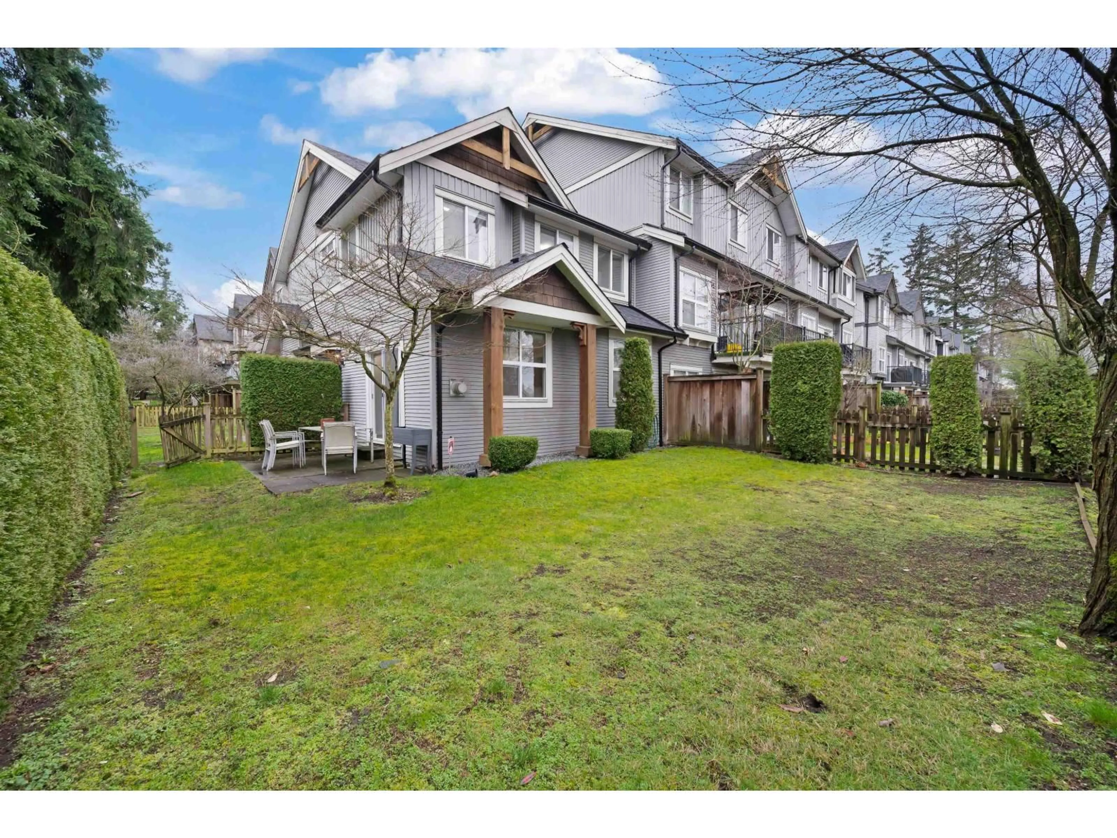 A pic from outside/outdoor area/front of a property/back of a property/a pic from drone, street for 61 - 12677 63 AVENUE, Surrey British Columbia V3X3T3