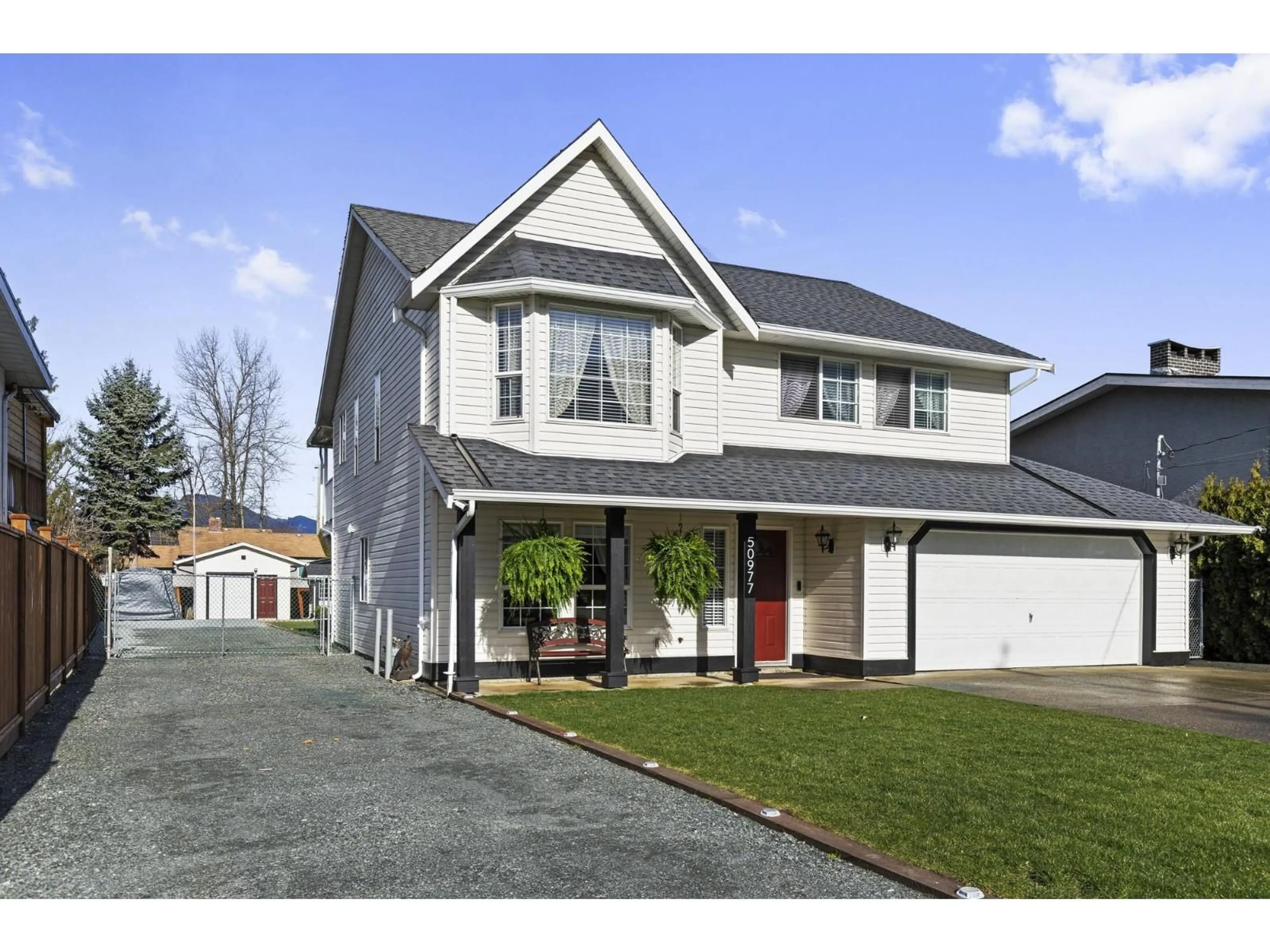 Home with vinyl exterior material, street for 50977 NEVIN ROAD, Rosedale British Columbia V0X1X2