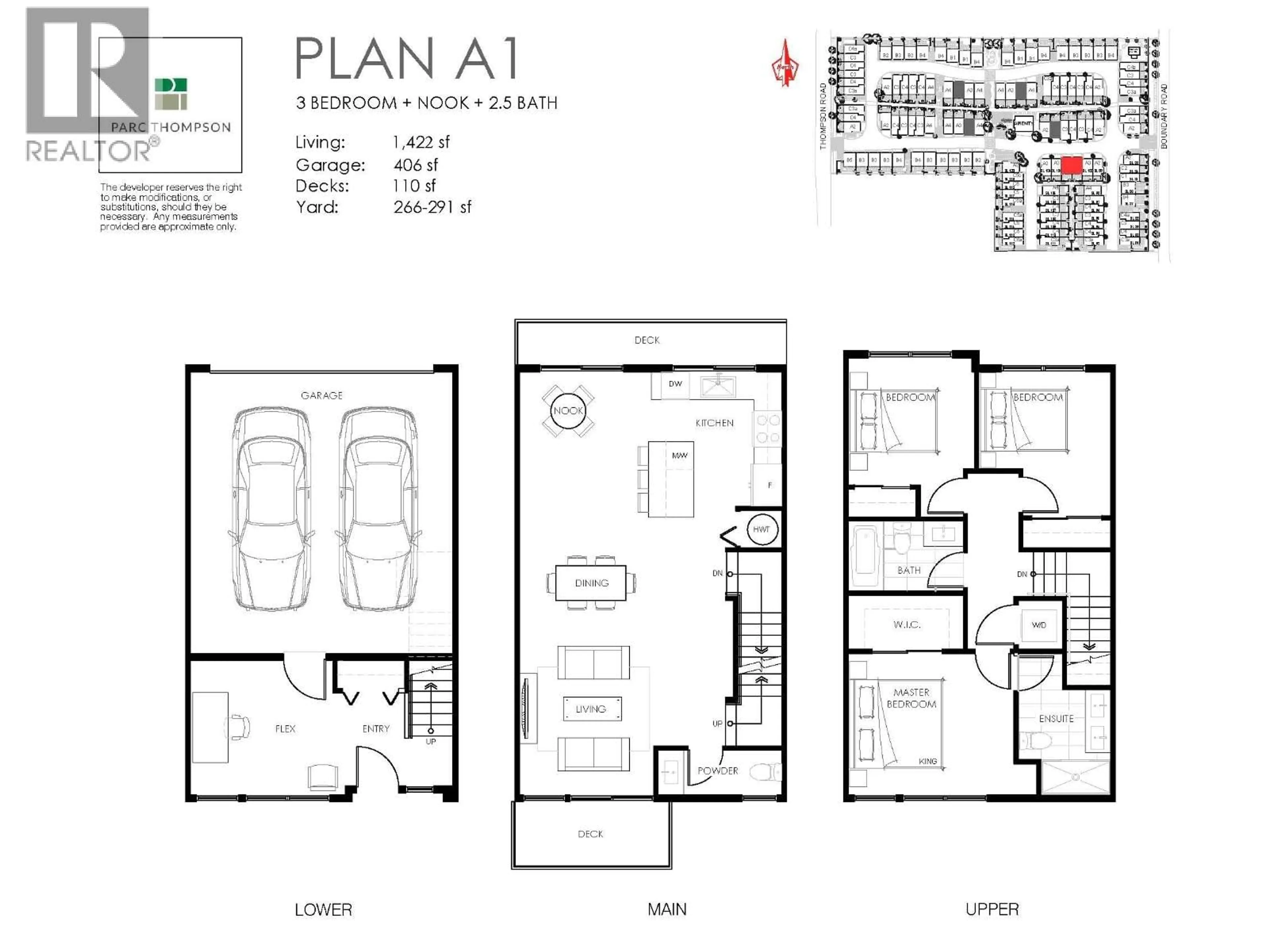 Floor plan for 31 - 4337 BOUNDARY ROAD, Richmond British Columbia V6V0C4