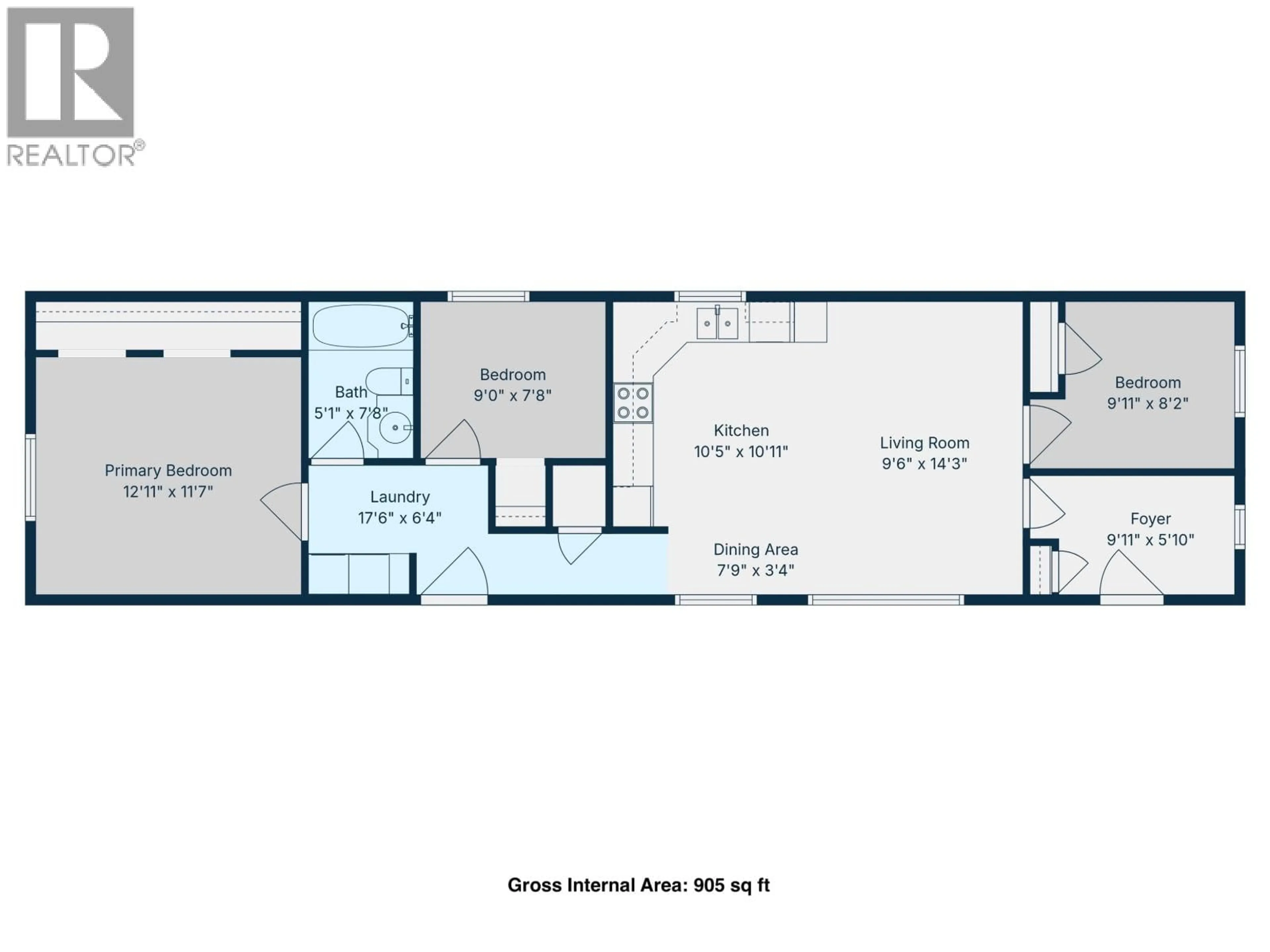 Floor plan for 9004 76 STREET, Fort St. John British Columbia V1J2Z7