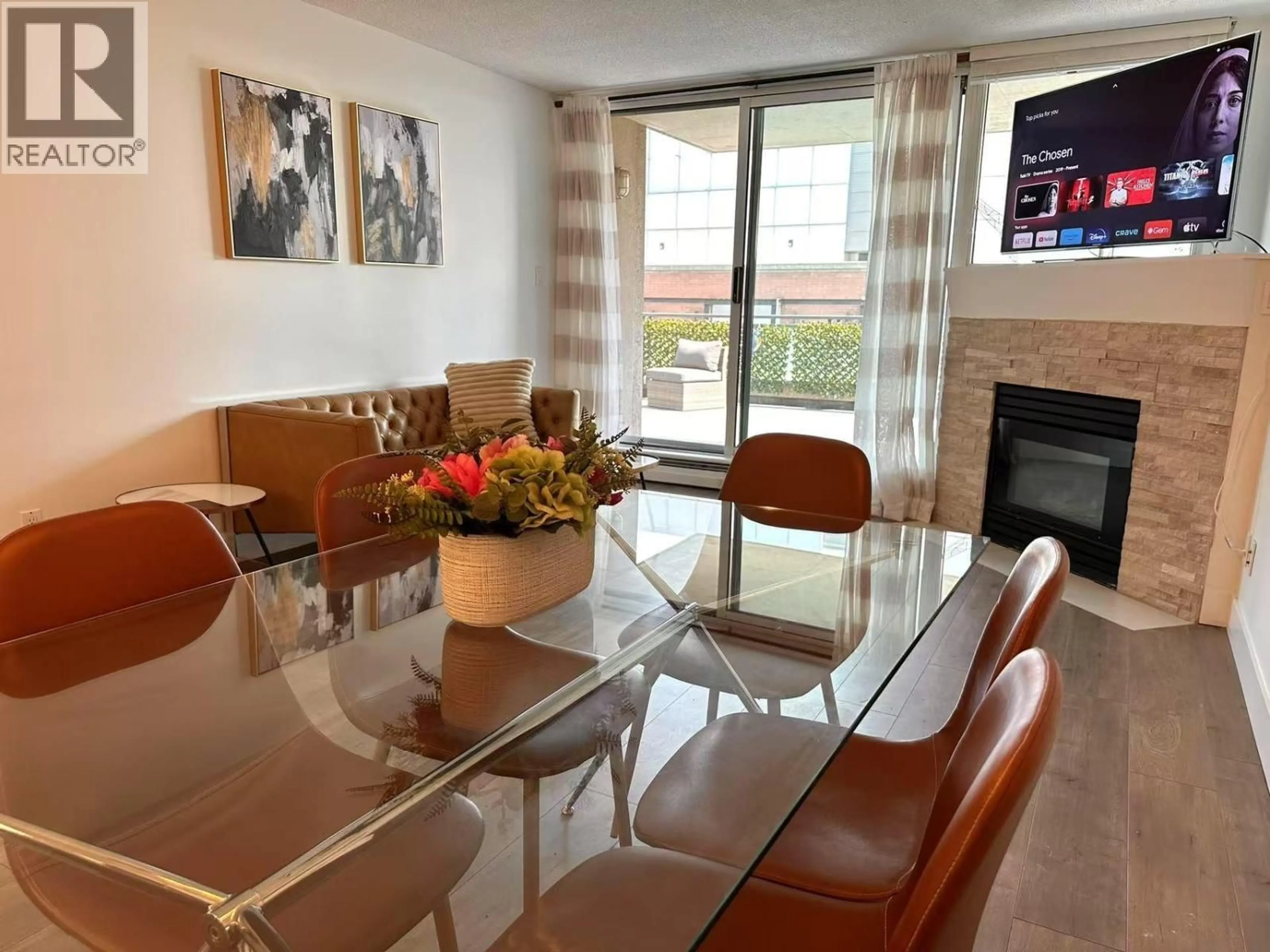 Dining room, wood/laminate floor for 311 - 555 ABBOTT STREET, Vancouver British Columbia V6B6B8
