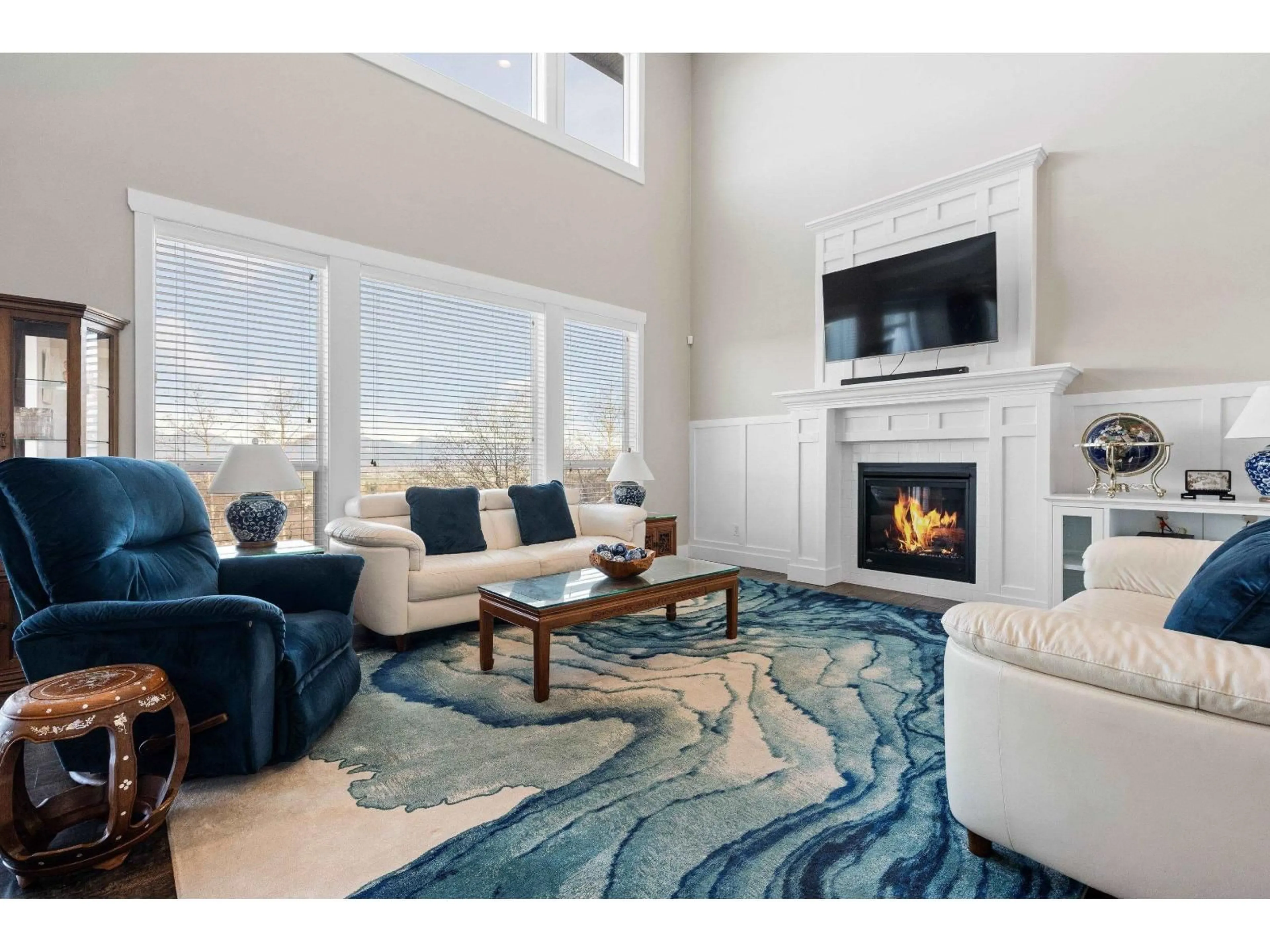 Living room with furniture, carpet floor for 5189 CECIL RIDGE PLACE, Chilliwack British Columbia V2R6A1