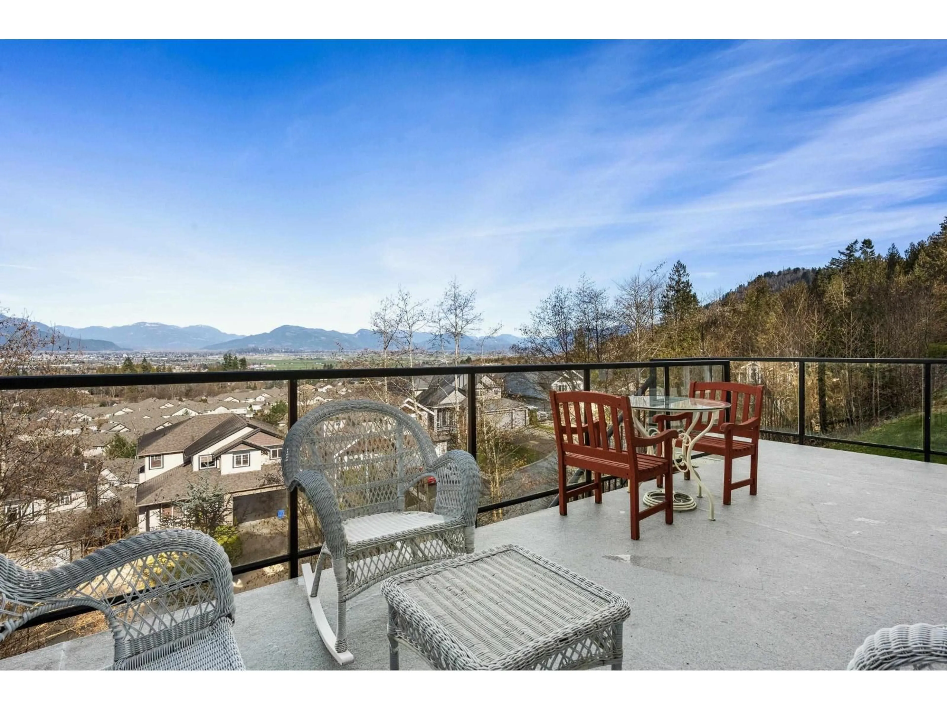 Patio, mountain view for 5189 CECIL RIDGE PLACE, Chilliwack British Columbia V2R6A1