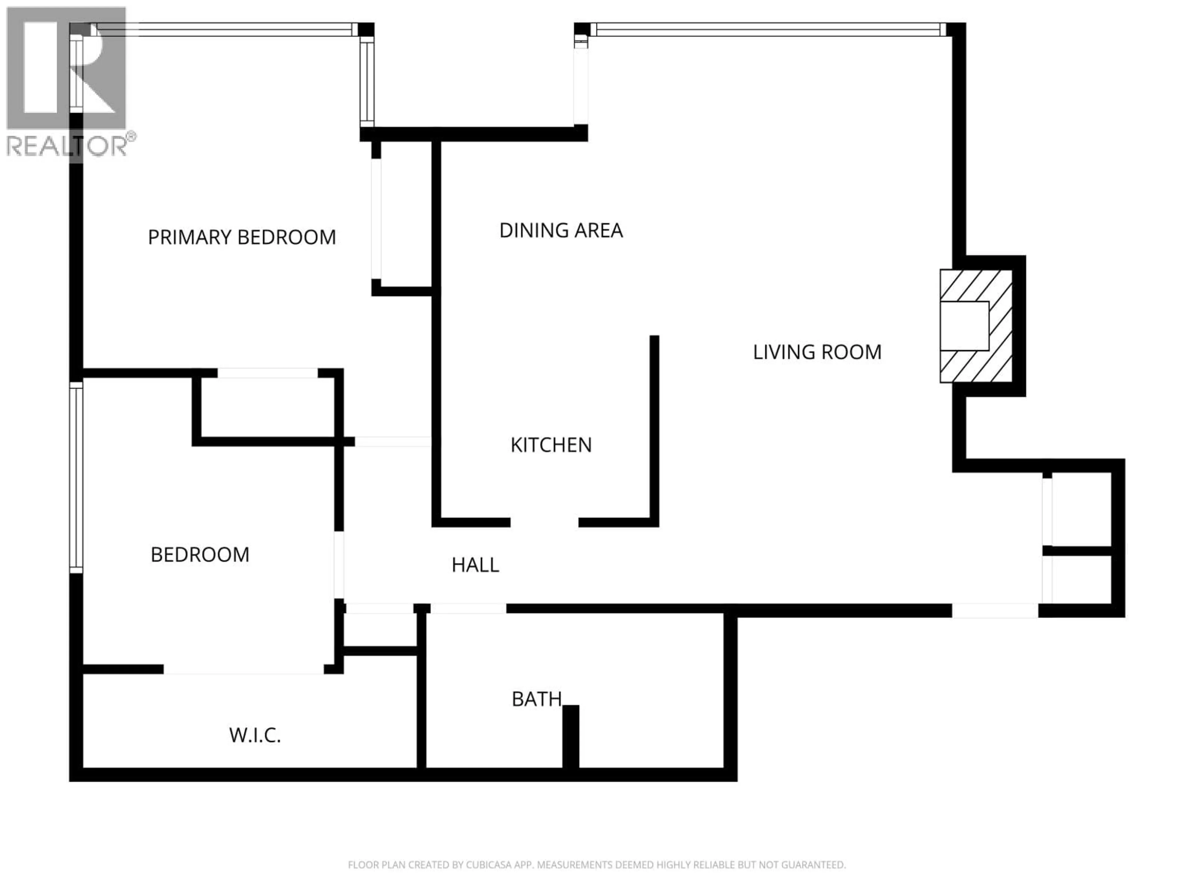 Floor plan for 302 - 1315 CARDERO STREET, Vancouver British Columbia V6G2J2