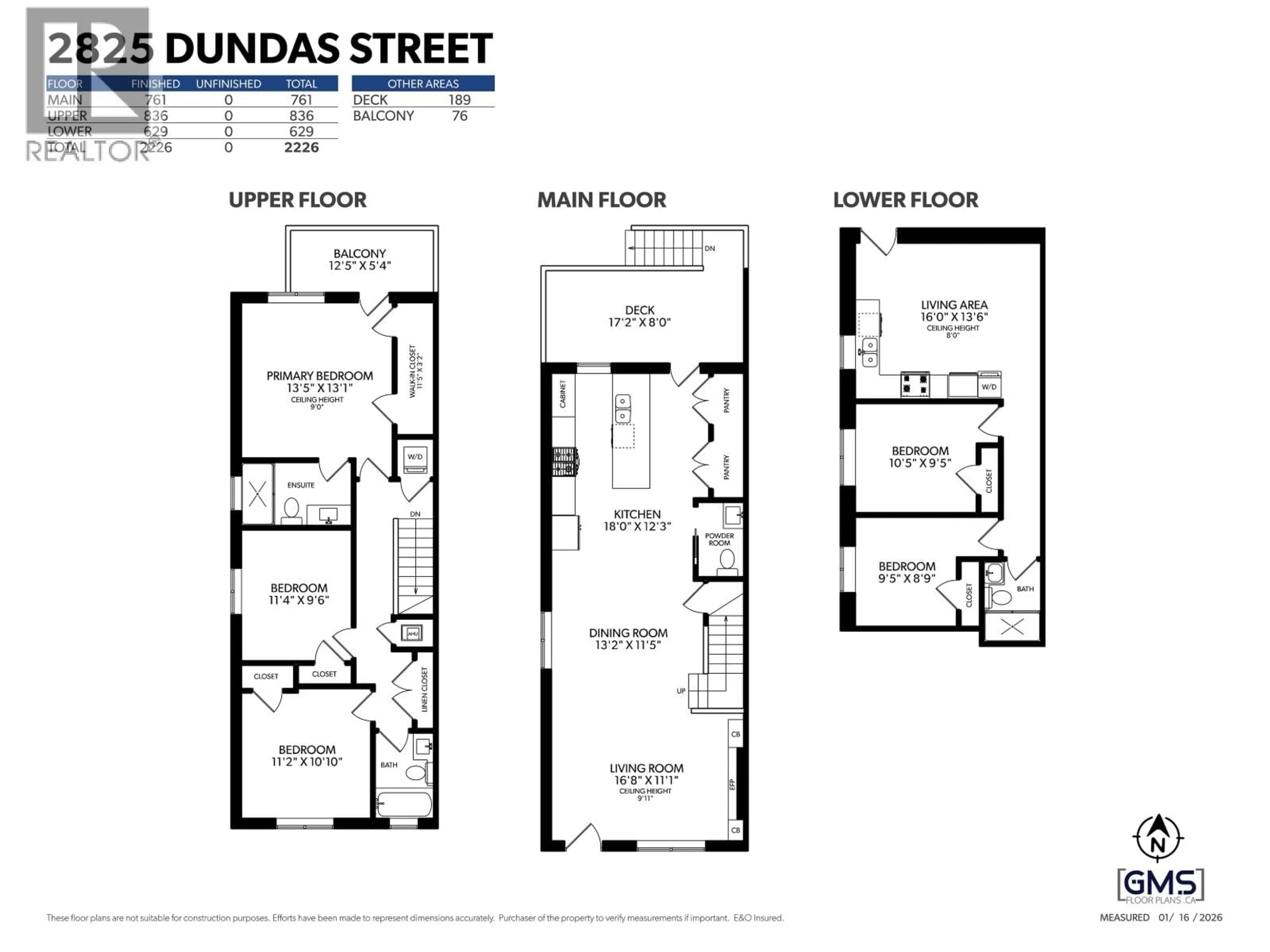 Floor plan for 2825 DUNDAS STREET, Vancouver British Columbia V5K1R5