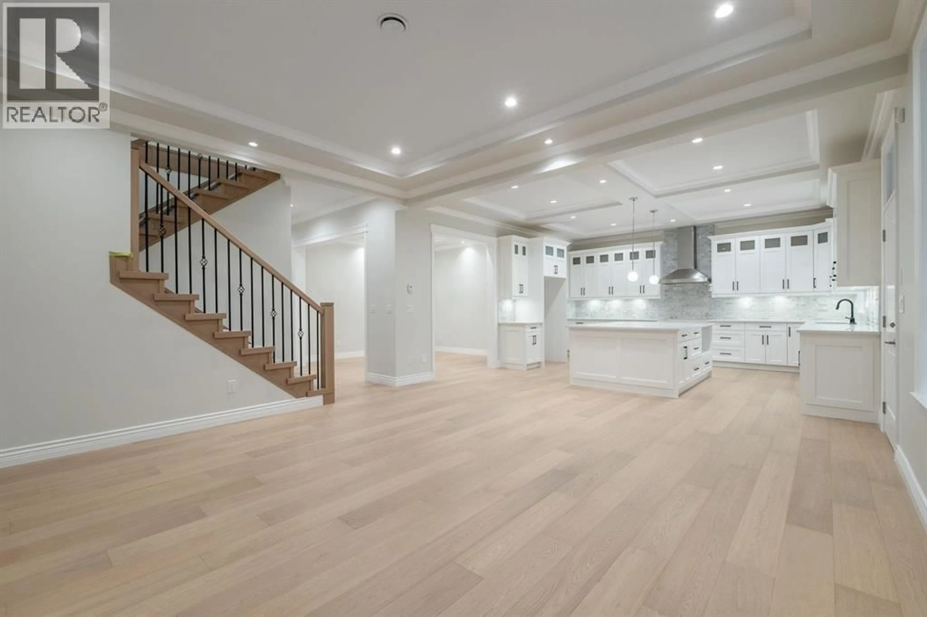 Open concept kitchen, wood/laminate floor for 1342 FRANCIS CRESCENT, Coquitlam British Columbia V3E0K7