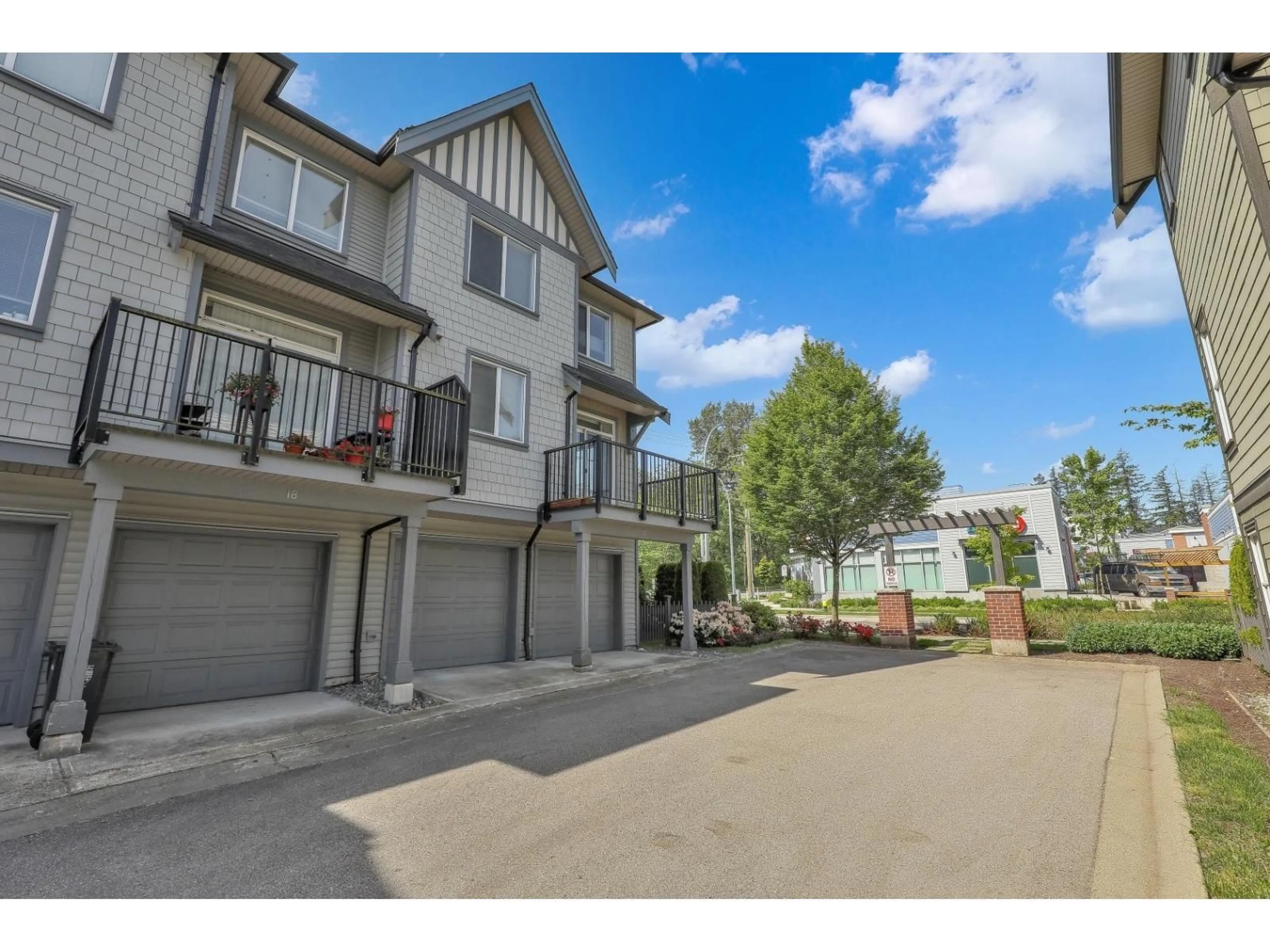 A pic from outside/outdoor area/front of a property/back of a property/a pic from drone, street for 17 - 8050 204 STREET, Langley British Columbia V2Y0X1