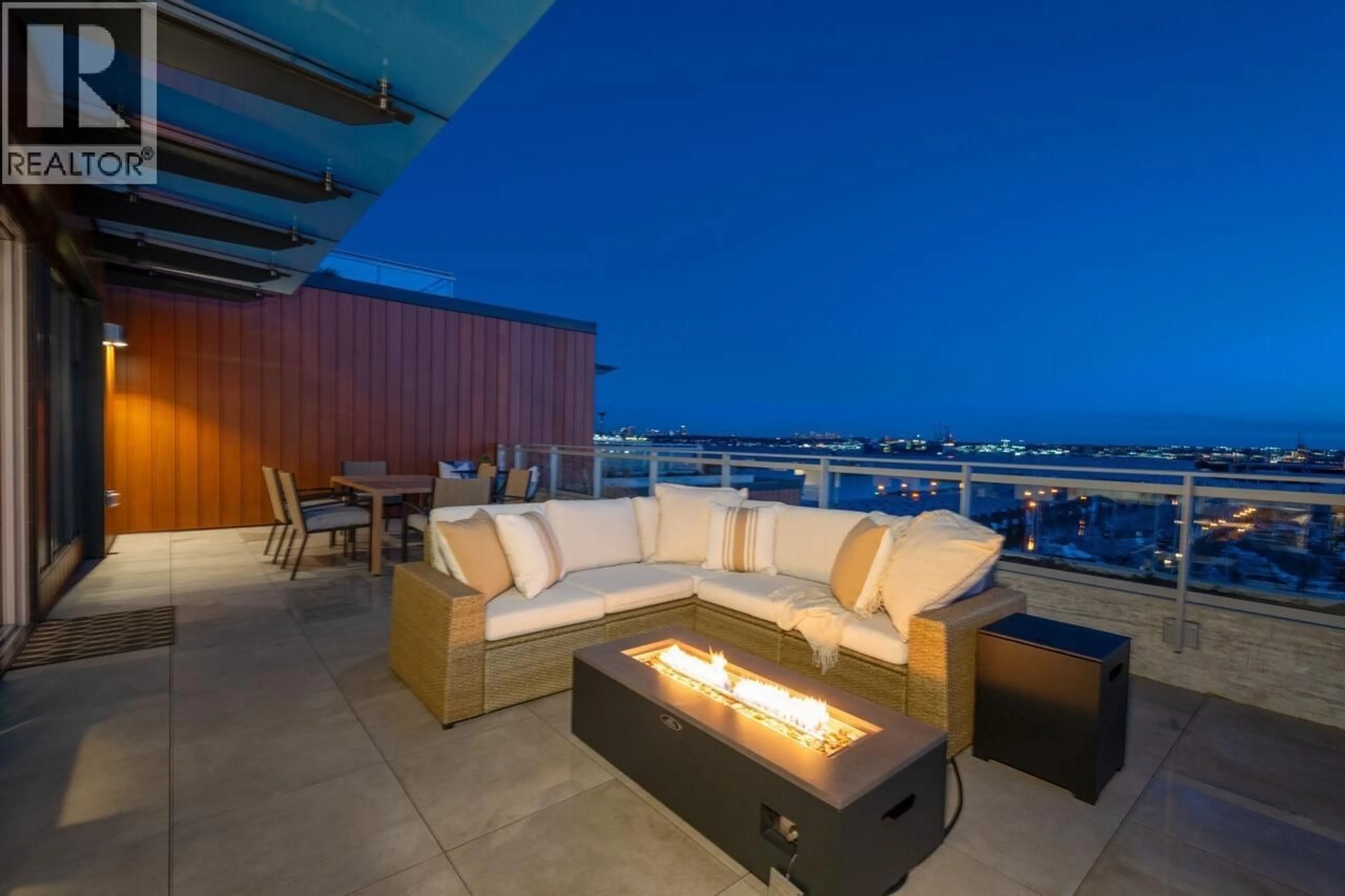 Patio, water/lake/river/ocean view for 520 - 755 HARBOURSIDE DRIVE, North Vancouver British Columbia V7P0G1