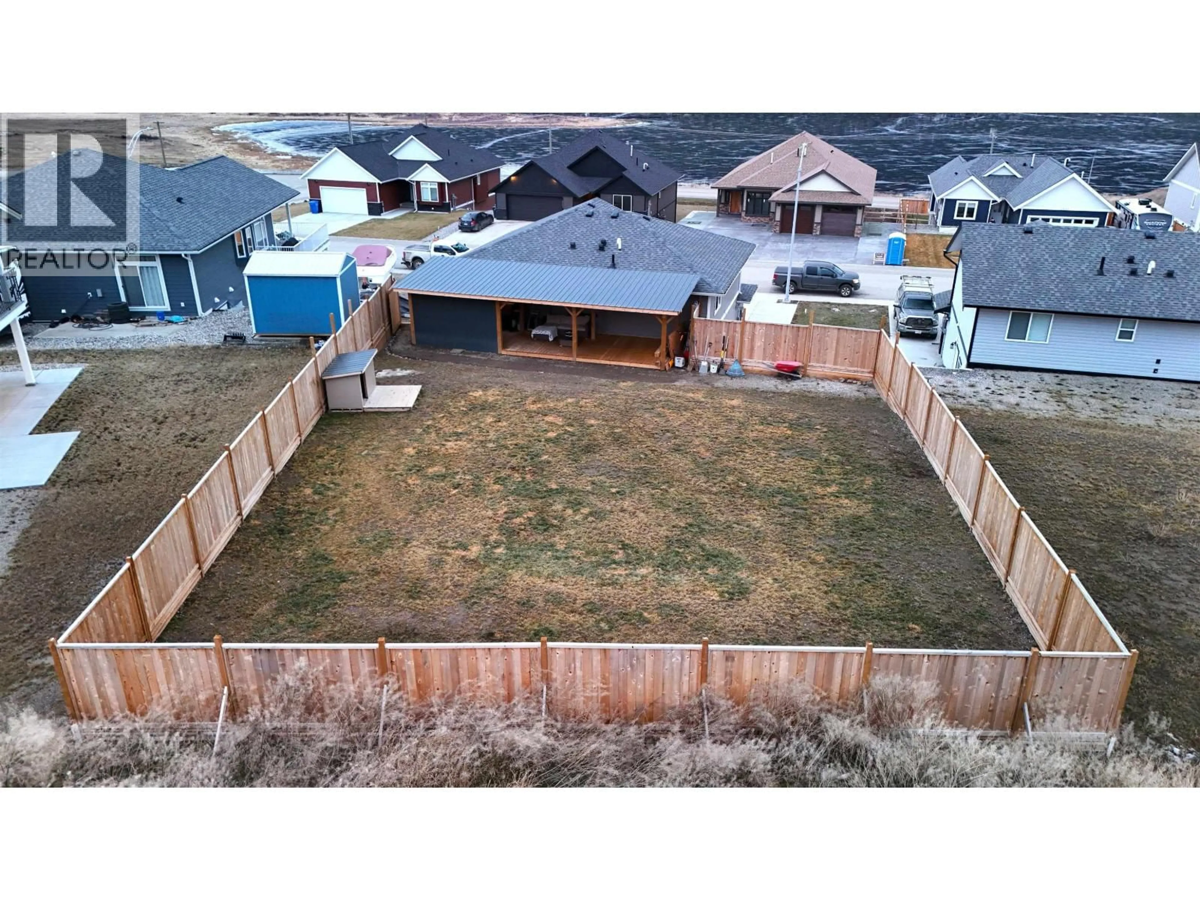 A pic from outside/outdoor area/front of a property/back of a property/a pic from drone, mountain view for 2532 GOPHER DRIVE, Williams Lake British Columbia V2G5H3