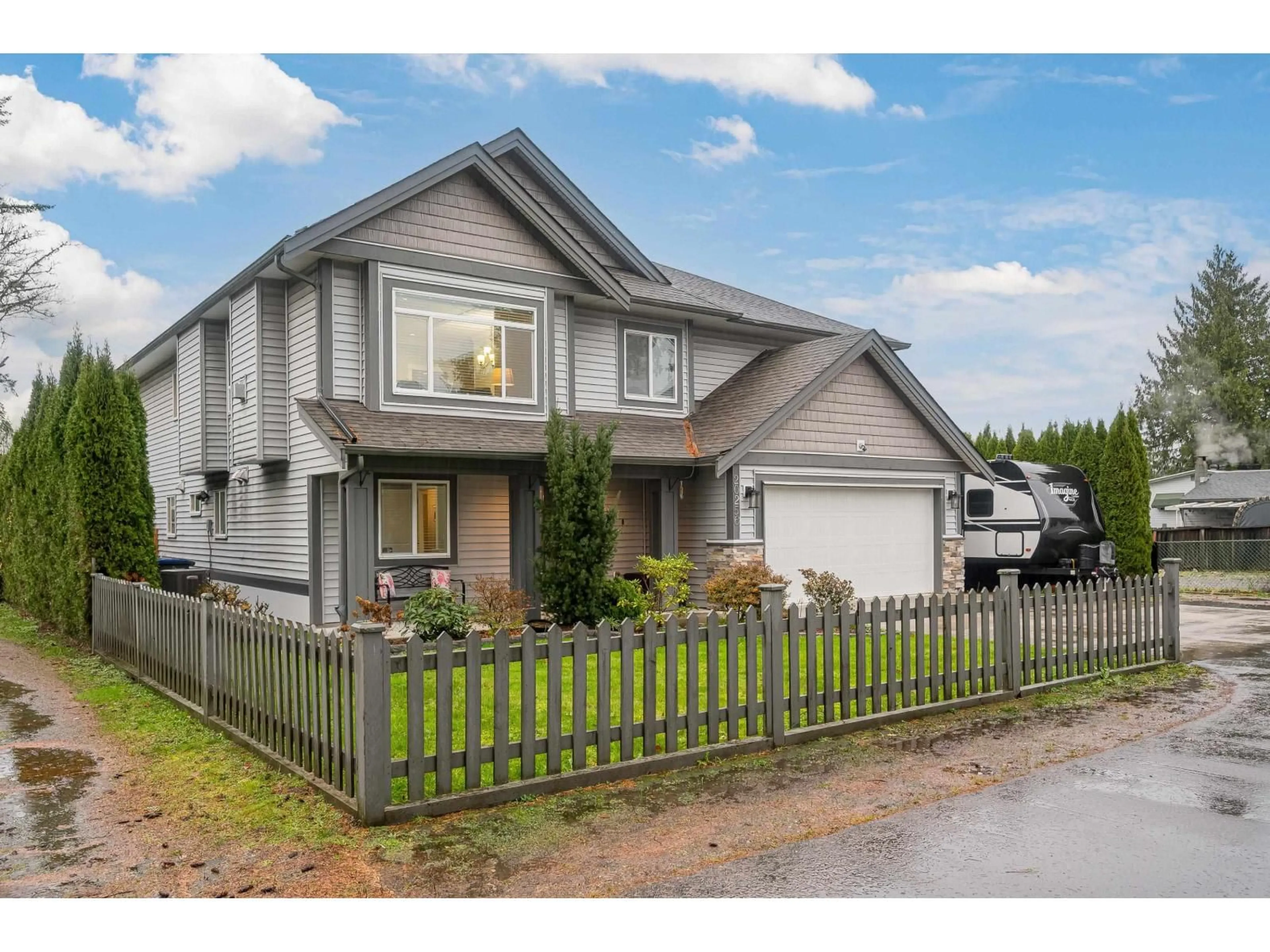 Home with vinyl exterior material, street for 2 - 20256 98A AVENUE, Langley British Columbia V1M3E3