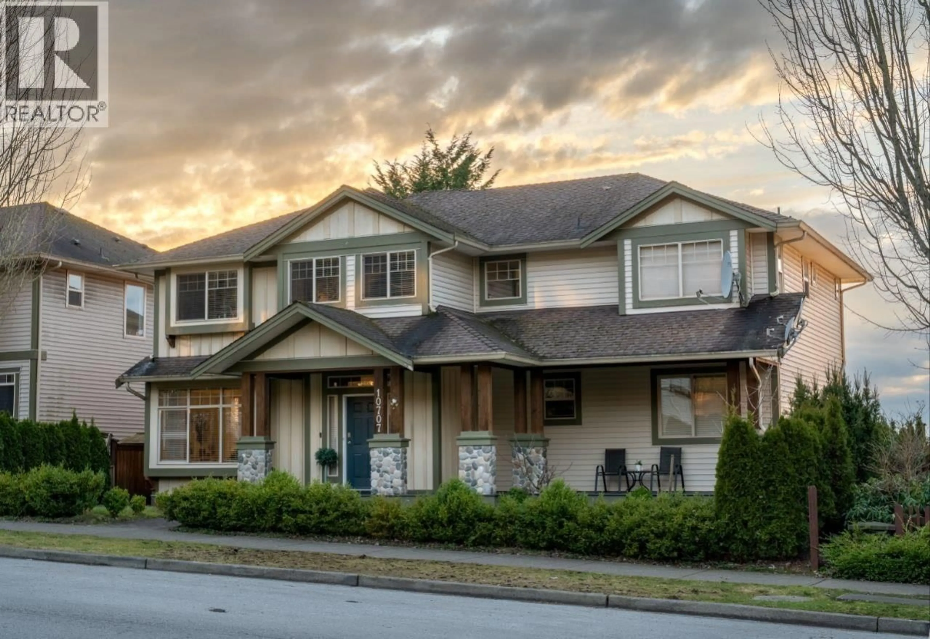 Home with vinyl exterior material, street for 10707 248 STREET, Maple Ridge British Columbia V2W1G6
