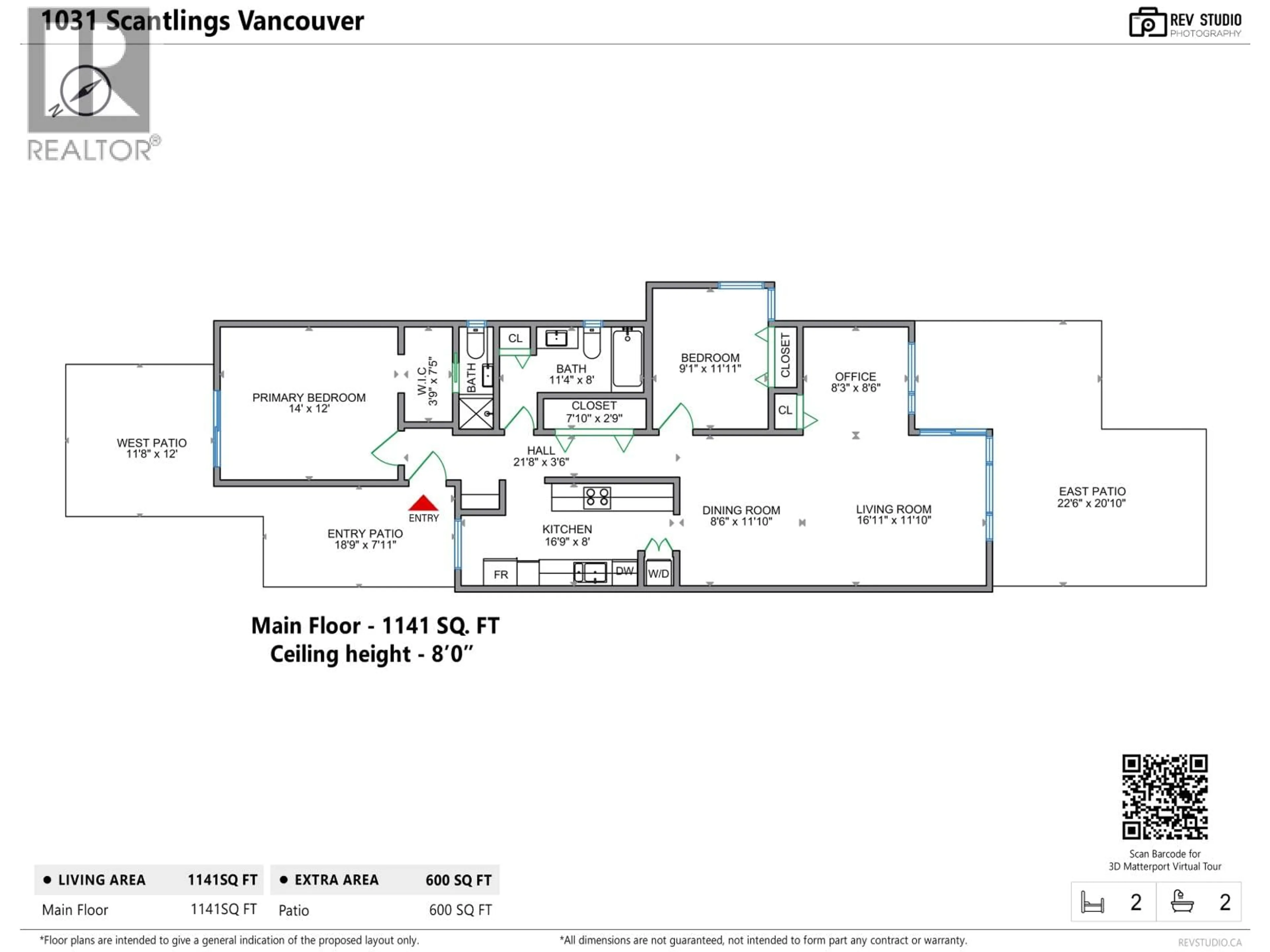 Floor plan for 1031 SCANTLINGS QUAY, Vancouver British Columbia V6H3N9