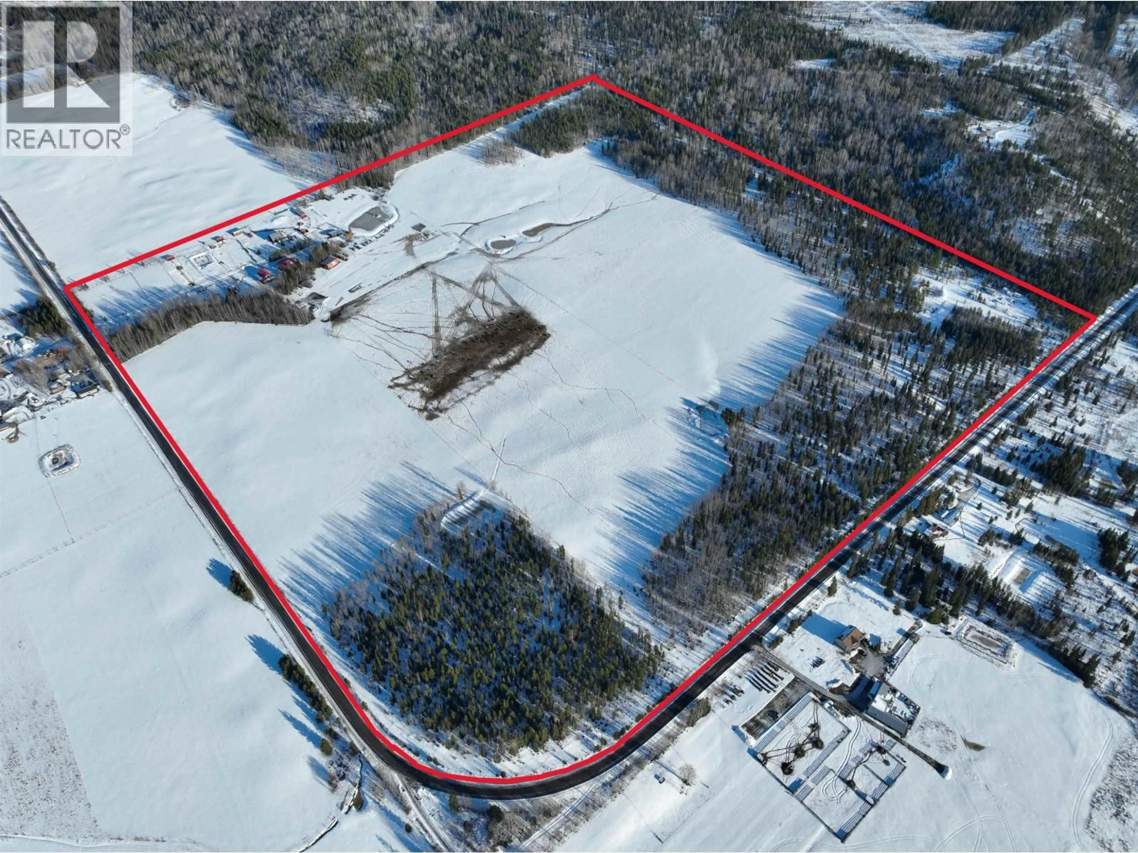 A pic from outside/outdoor area/front of a property/back of a property/a pic from drone, building for 12090 BUCKHORN LAKE ROAD, Prince George British Columbia V2N6A9