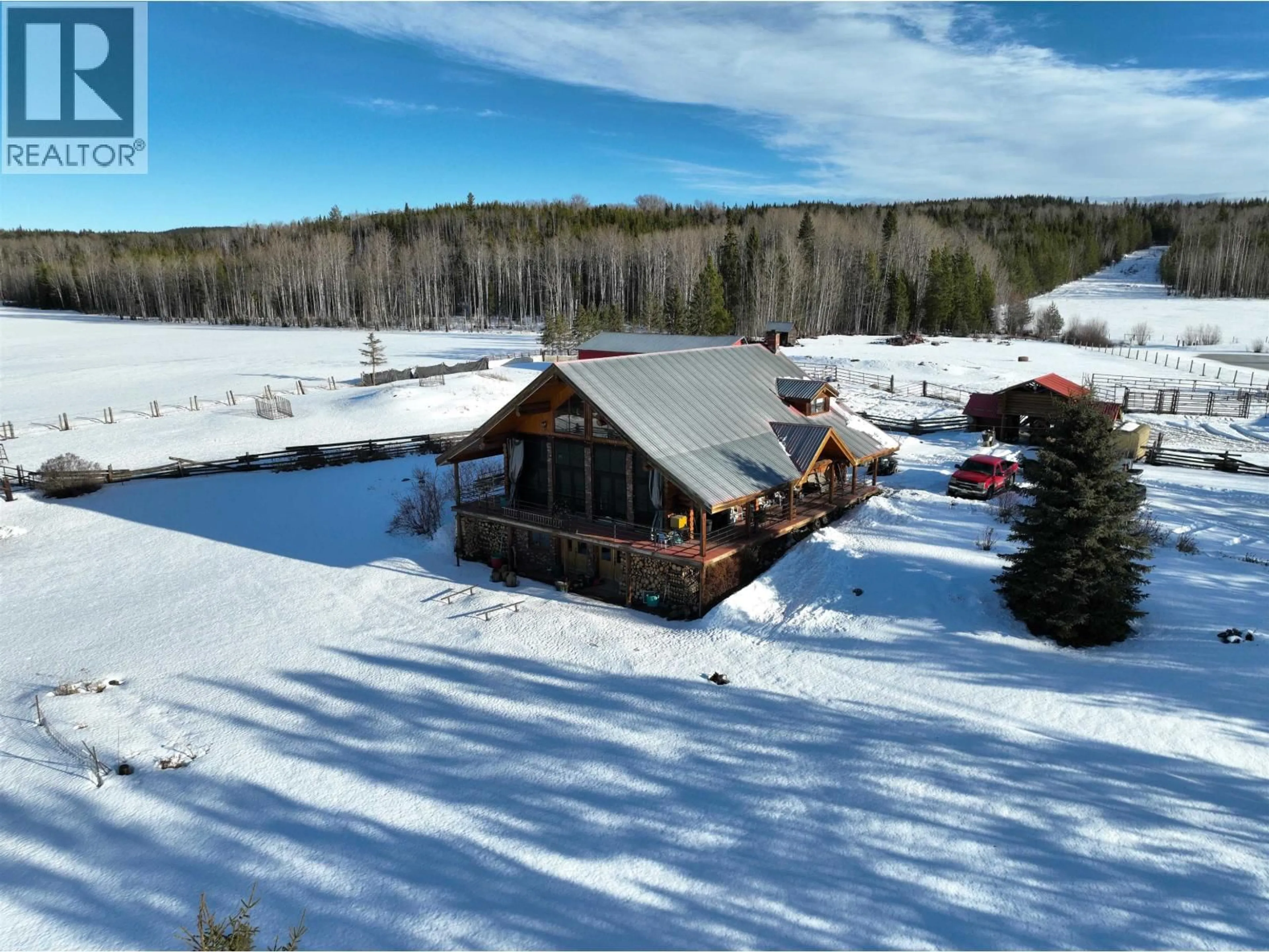 A pic from outside/outdoor area/front of a property/back of a property/a pic from drone, unknown for 12090 BUCKHORN LAKE ROAD, Prince George British Columbia V2N6A9