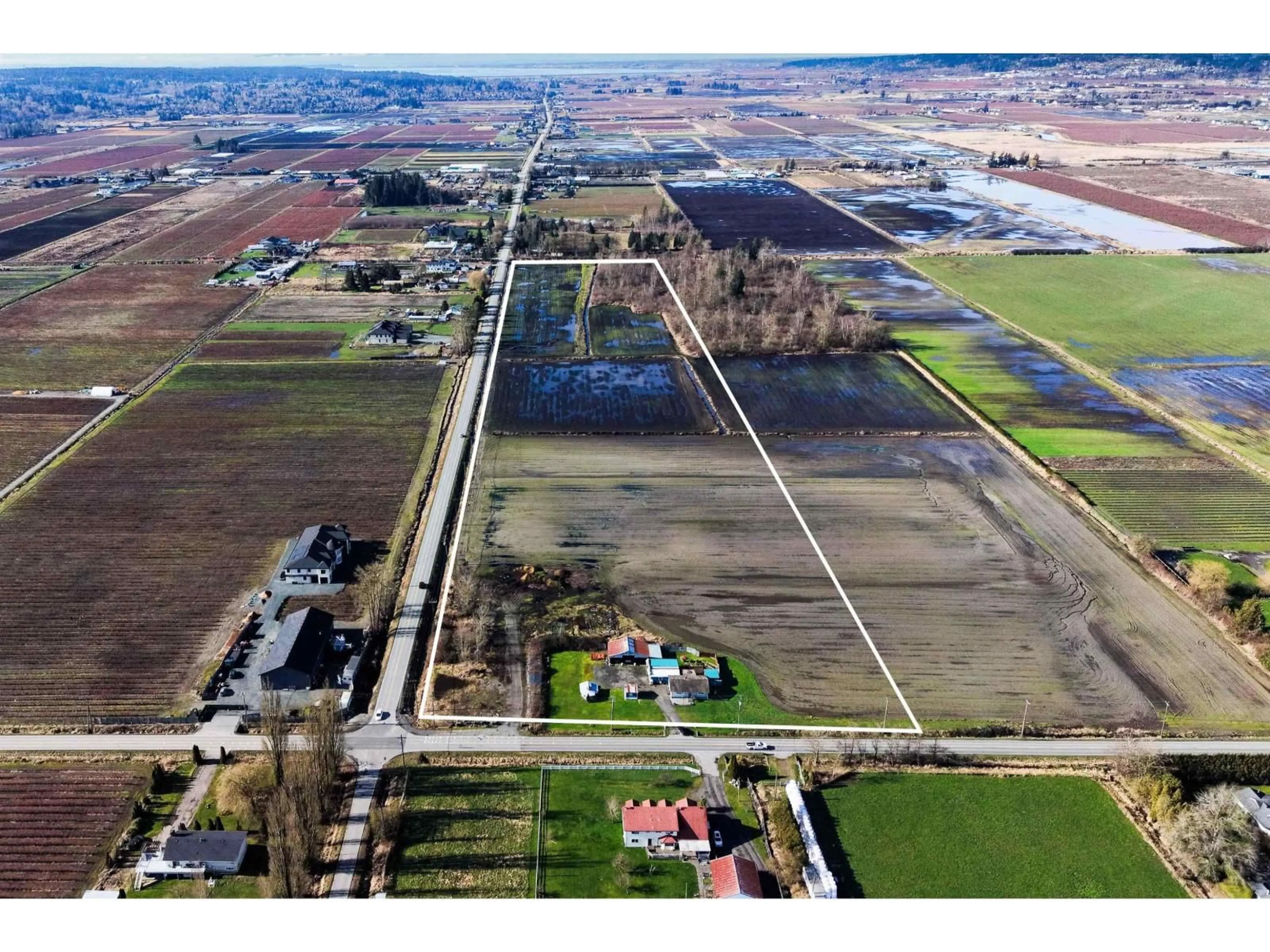 A pic from outside/outdoor area/front of a property/back of a property/a pic from drone, street for 4059 184 STREET, Surrey British Columbia V3S0L5