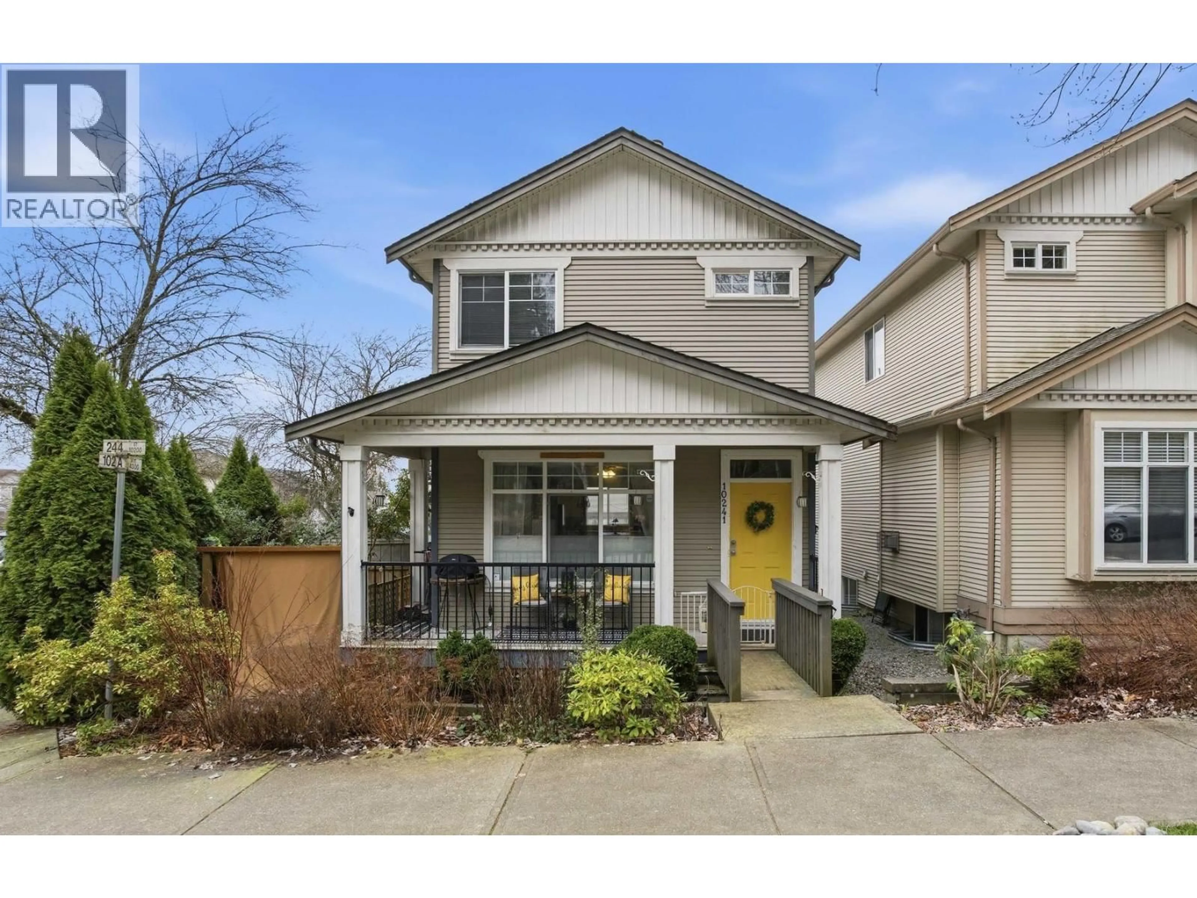 Home with vinyl exterior material, street for 10241 244 STREET, Maple Ridge British Columbia V2W2E3