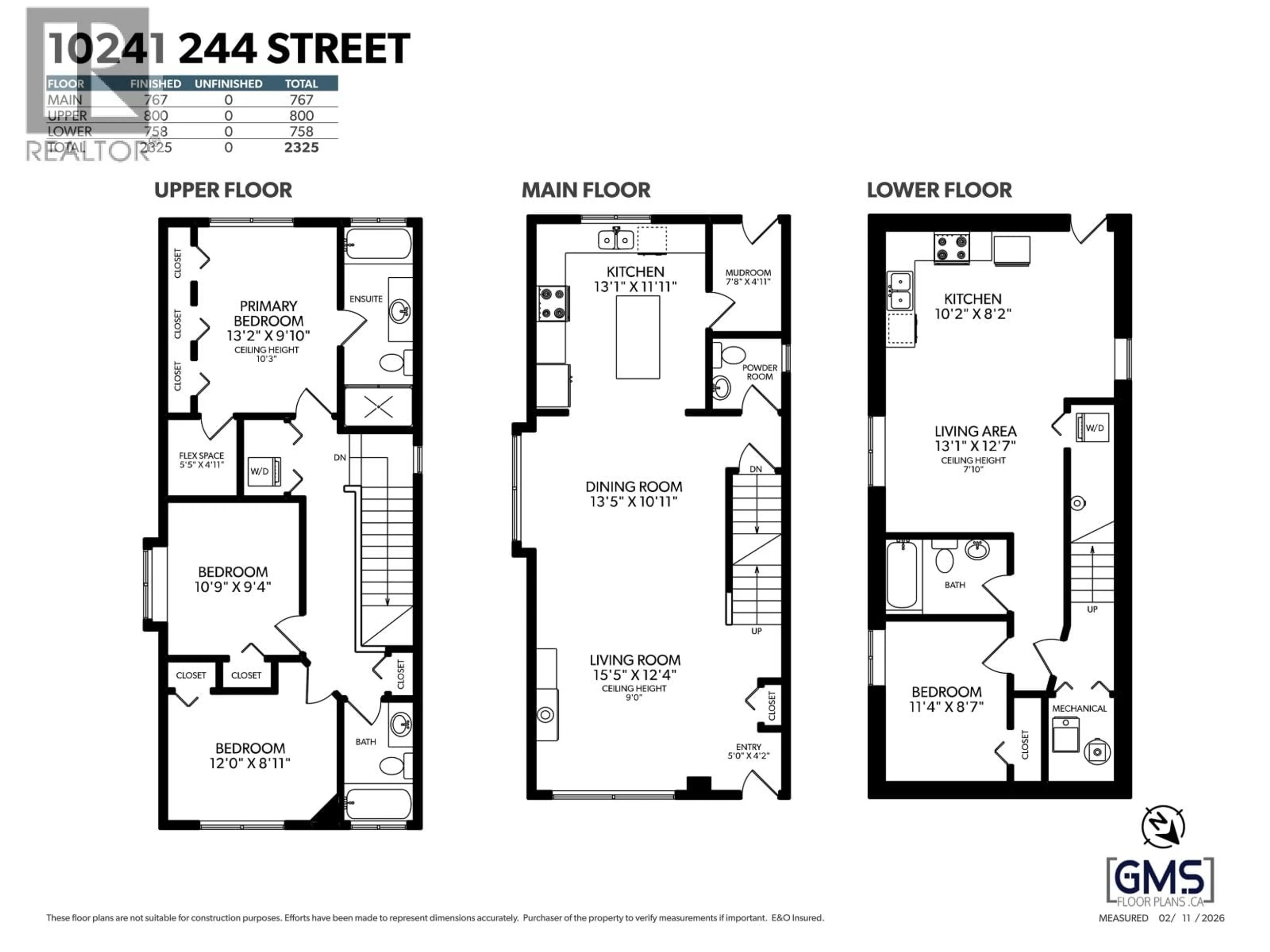 Floor plan for 10241 244 STREET, Maple Ridge British Columbia V2W2E3