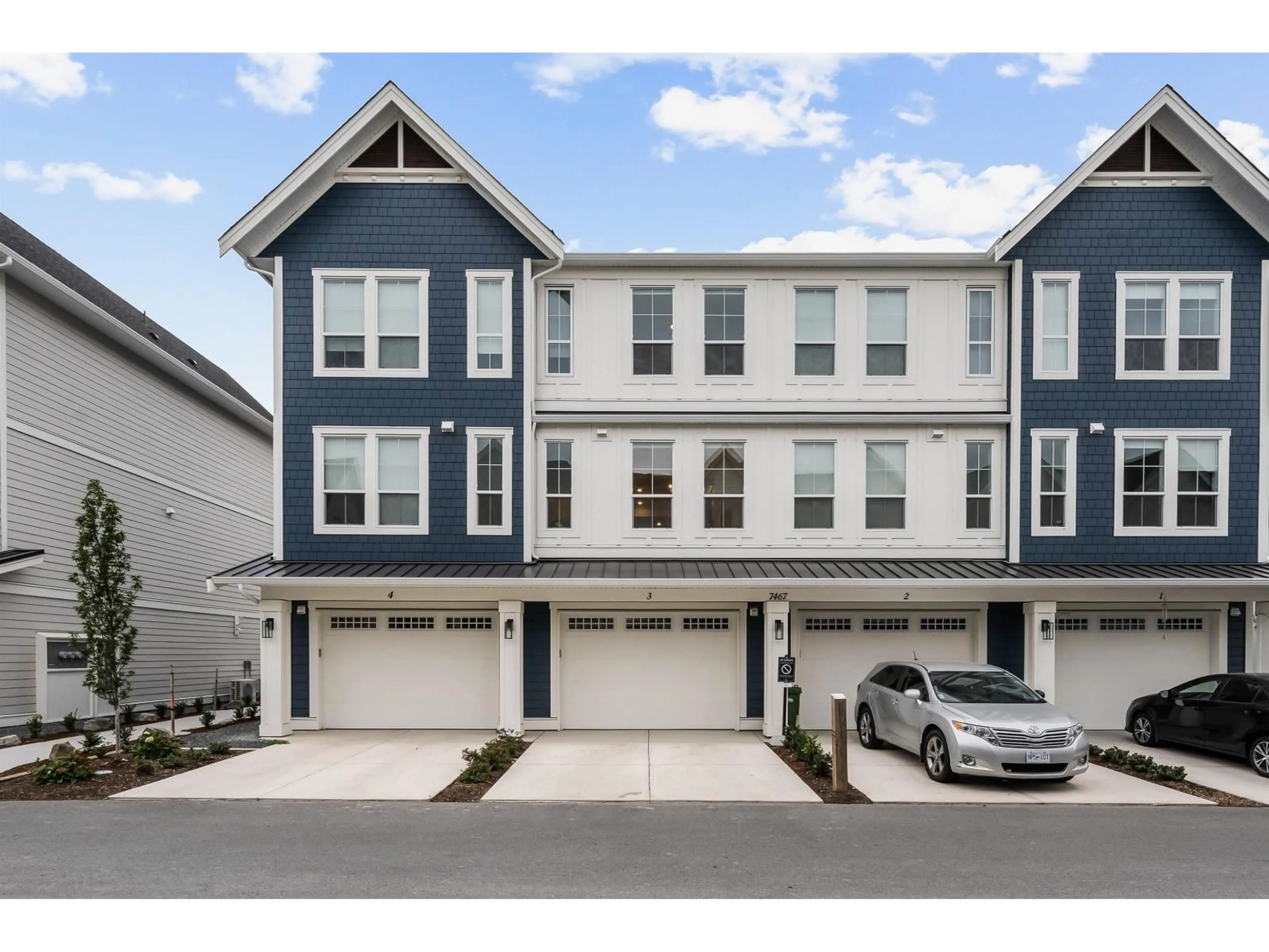 Home with vinyl exterior material, street for 9 - 7300 COPPERWOOD STREET, Chilliwack British Columbia V2R6G7