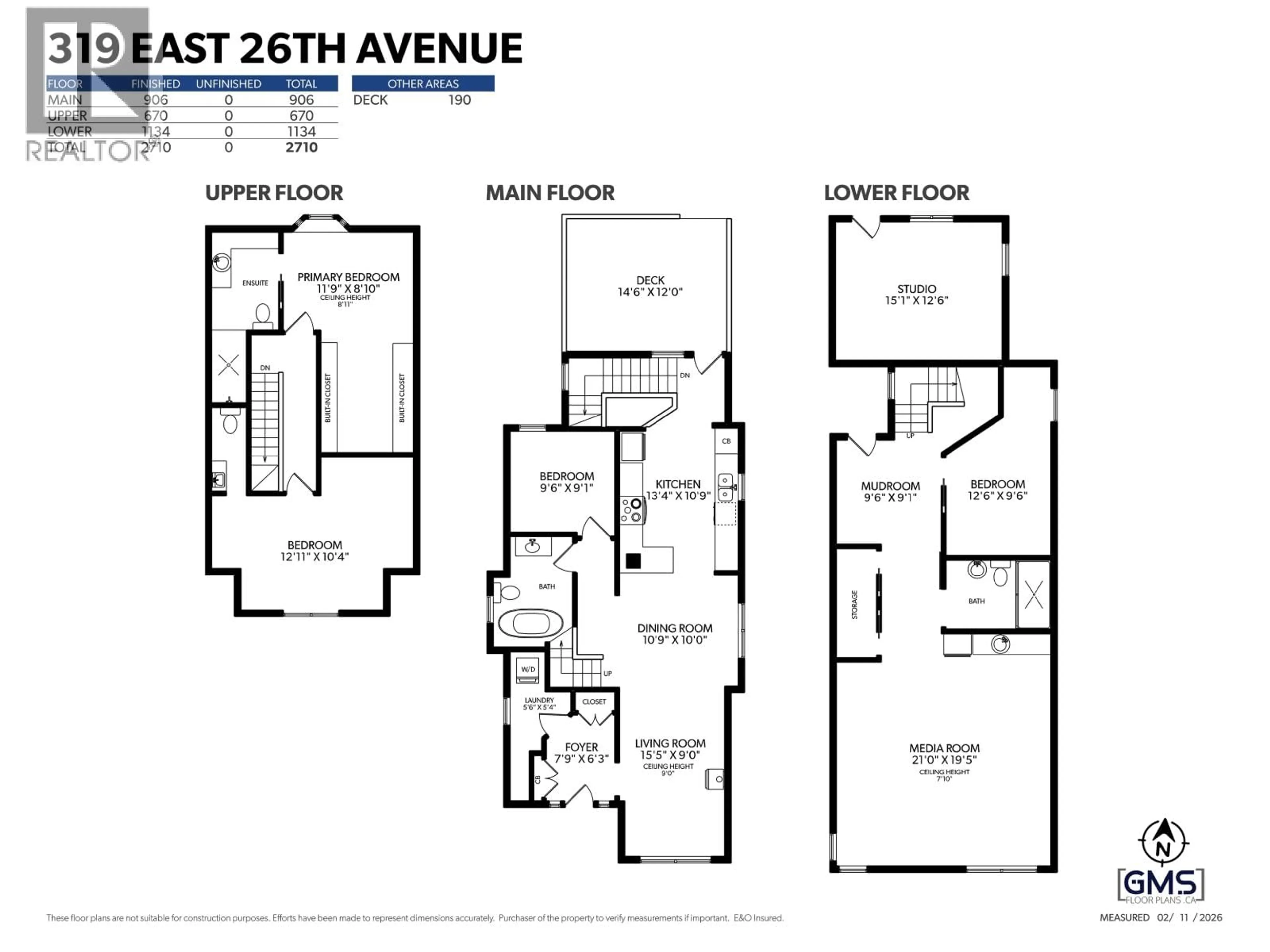 Floor plan for 319 26TH AVENUE, Vancouver British Columbia V5V2H4