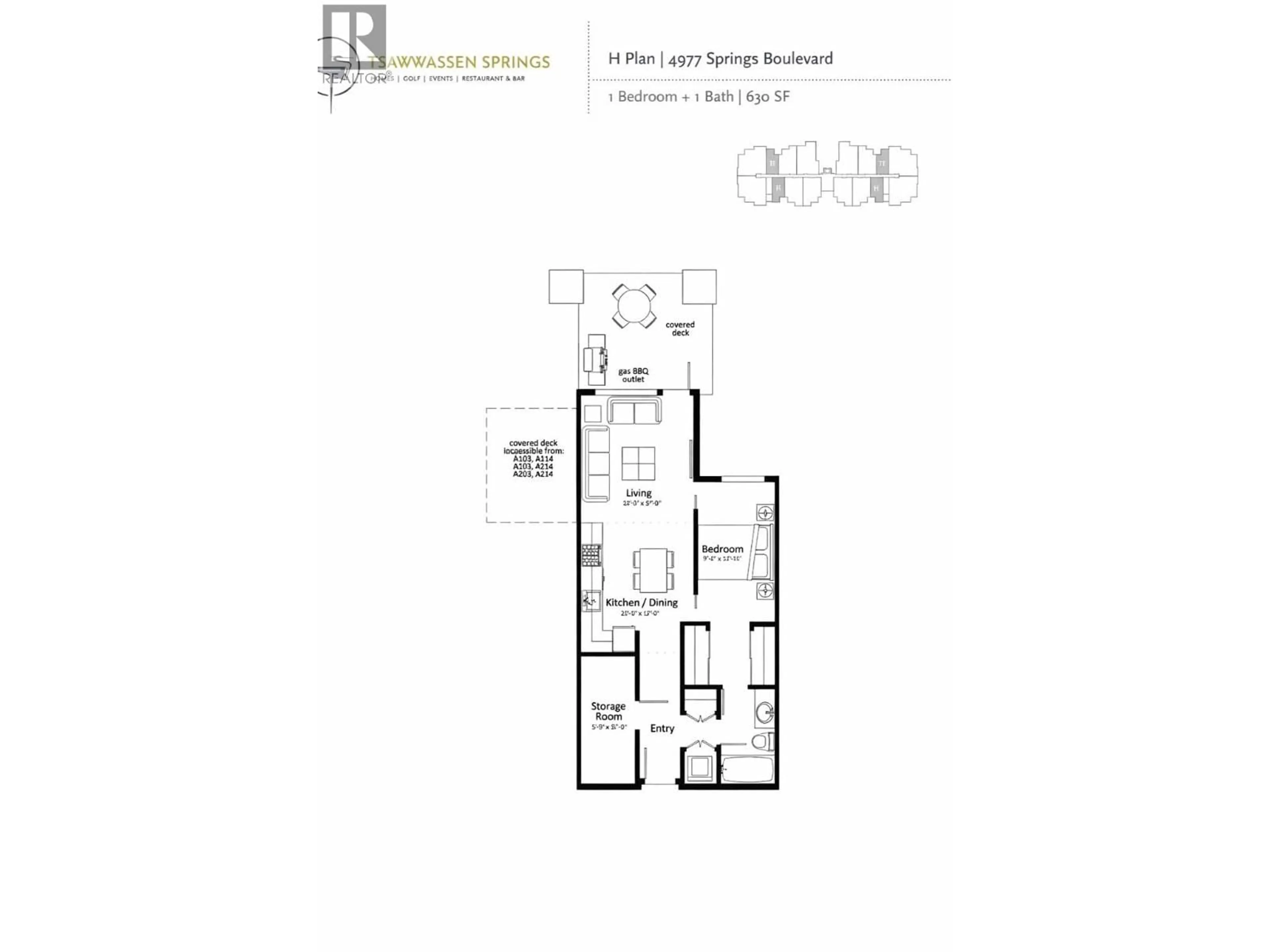 Floor plan for 406 - 4977 SPRINGS BOULEVARD, Delta British Columbia V4M0C1