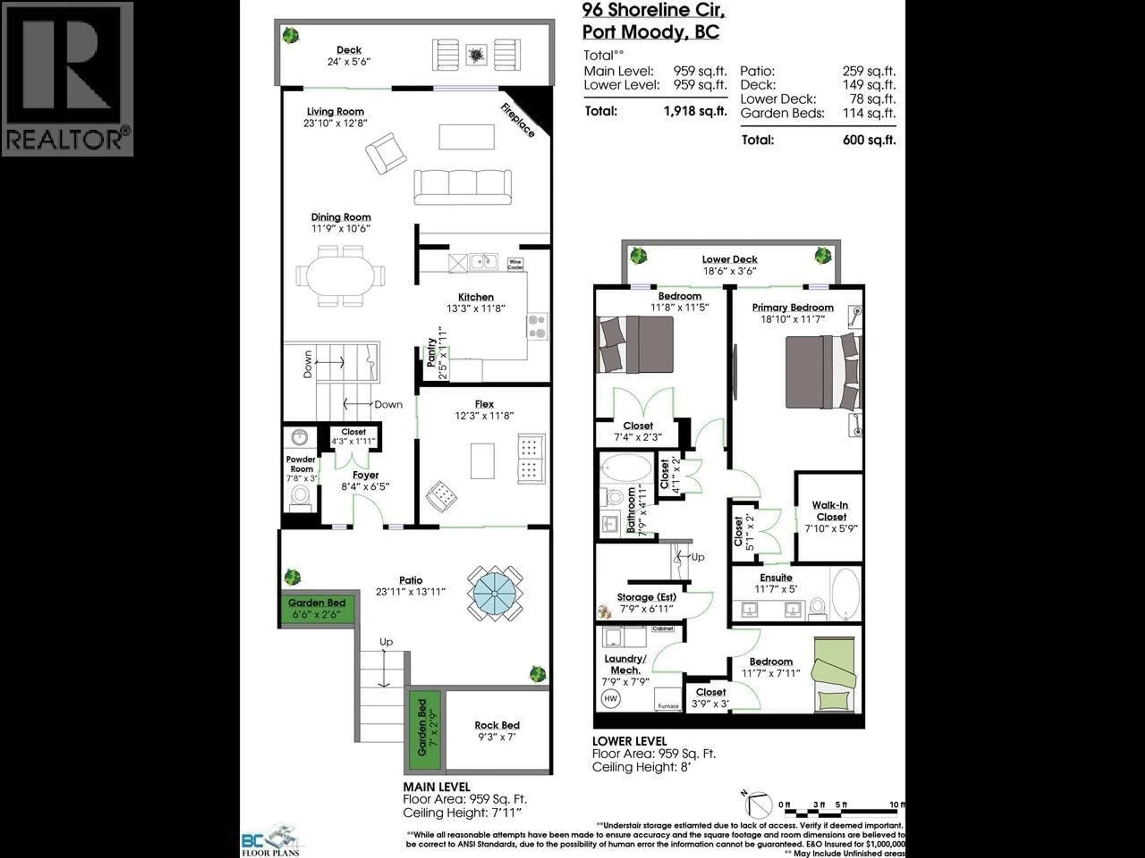 Floor plan for 96 SHORELINE CIRCLE, Port Moody British Columbia V3H5B3