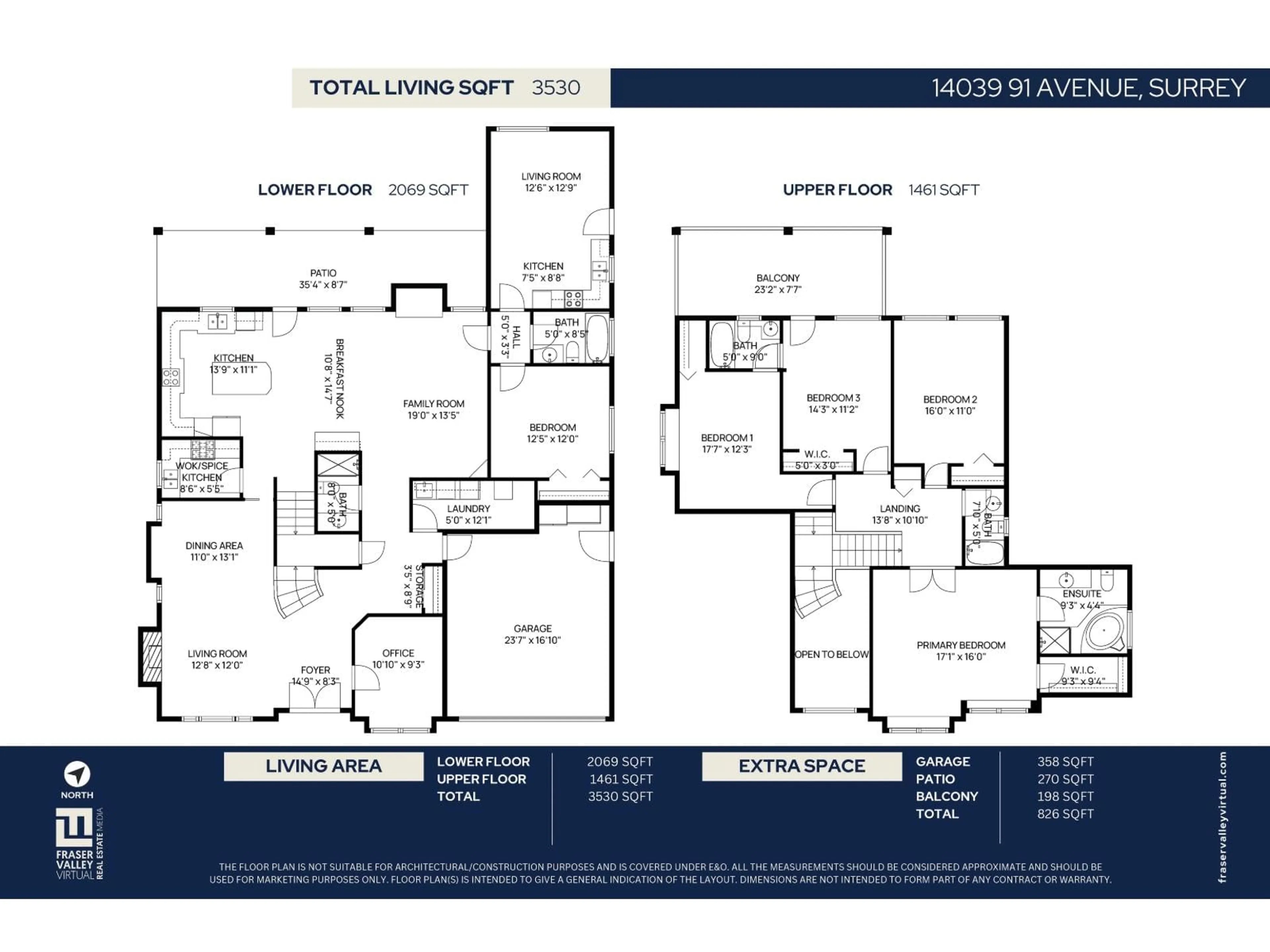 Floor plan for 14039 91 AVENUE, Surrey British Columbia V3V1E6