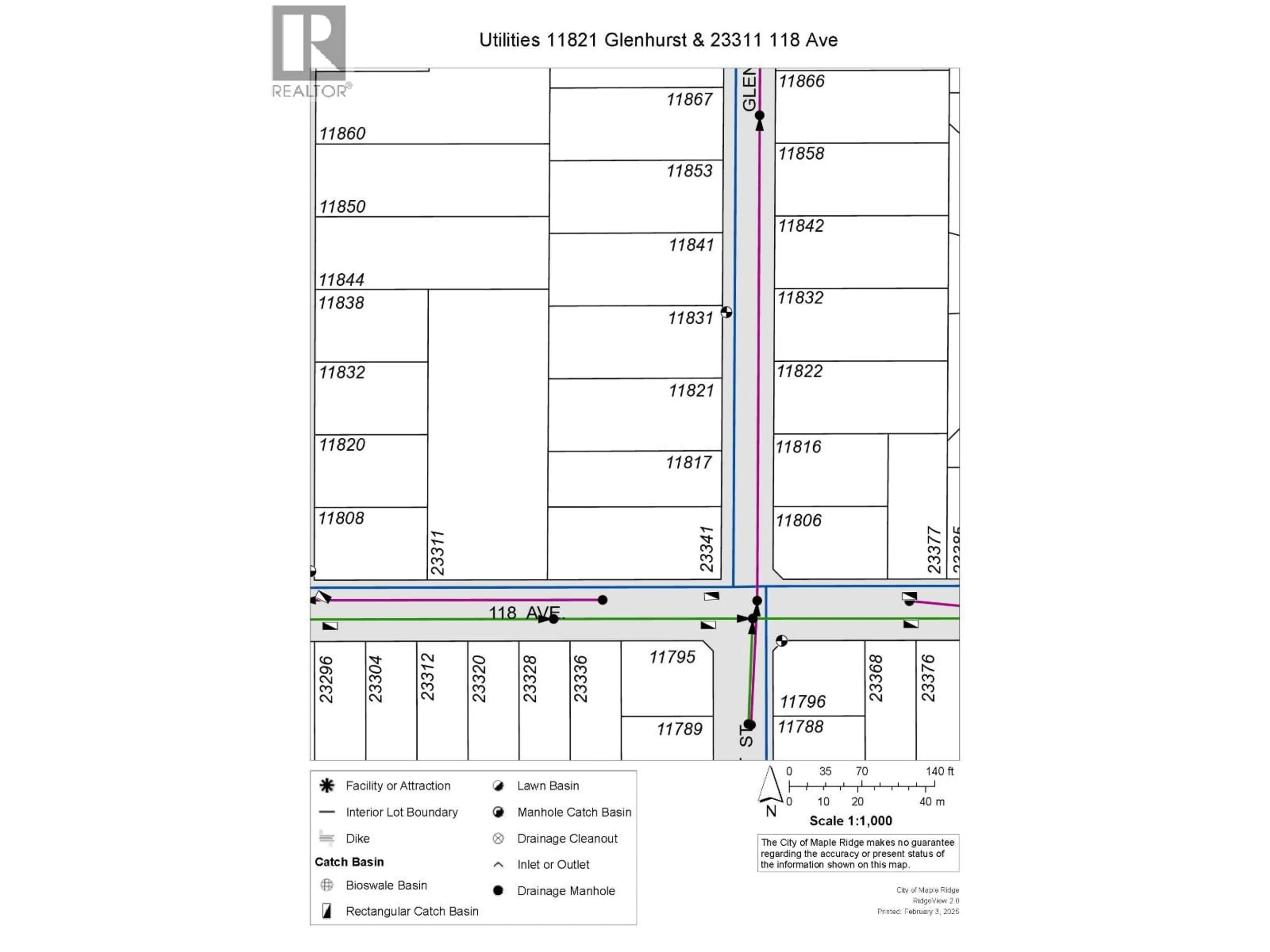 Floor plan for 11821 GLENHURST STREET, Maple Ridge British Columbia V2X6V7