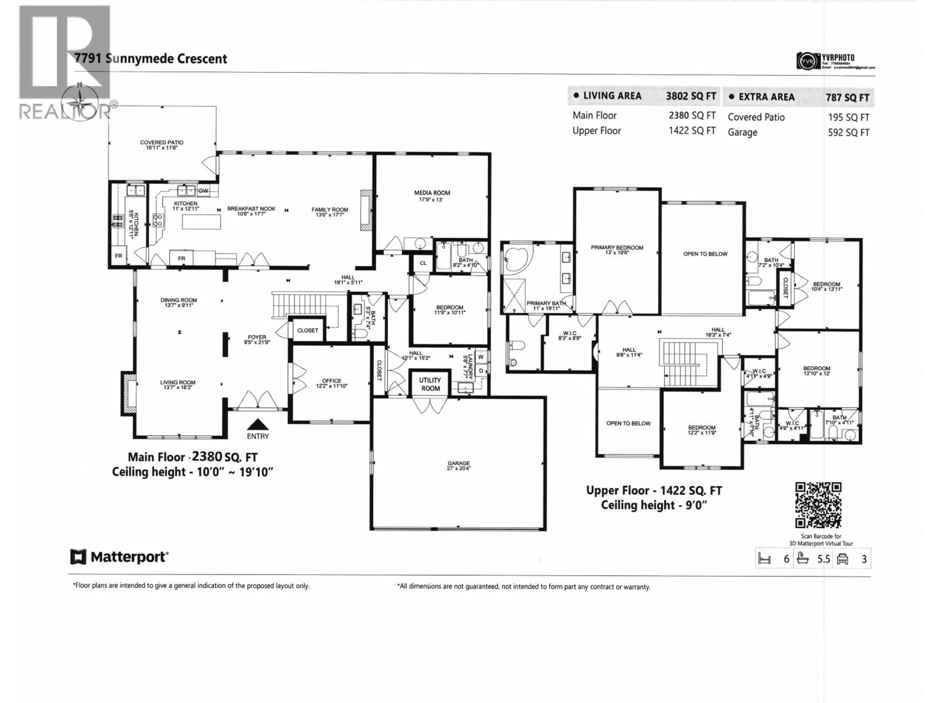 Floor plan for 7791 SUNNYMEDE CRESCENT, Richmond British Columbia V6Y1H3