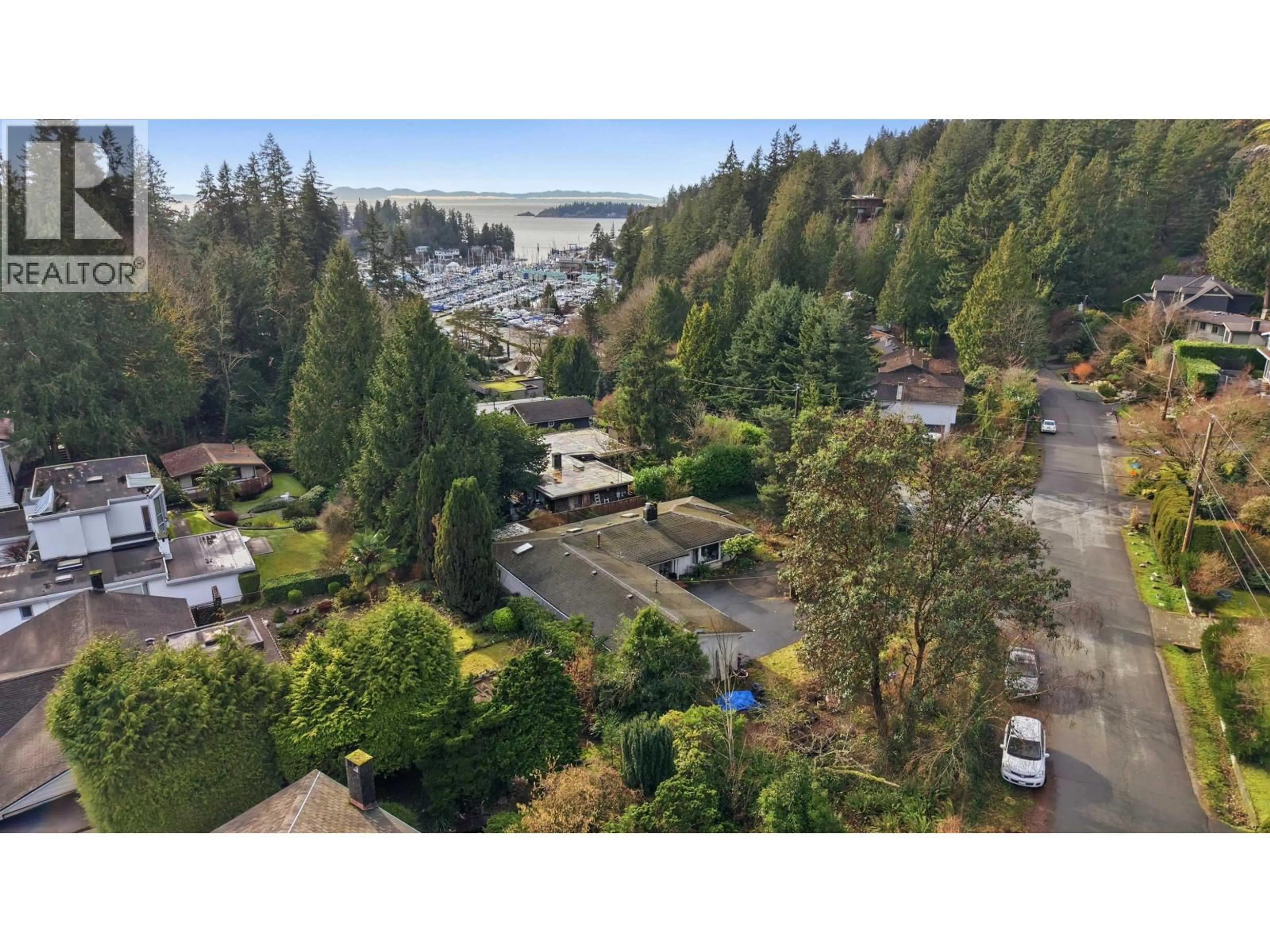 A pic from outside/outdoor area/front of a property/back of a property/a pic from drone, water/lake/river/ocean view for 5757 CRANLEY DRIVE, West Vancouver British Columbia V7W1S9