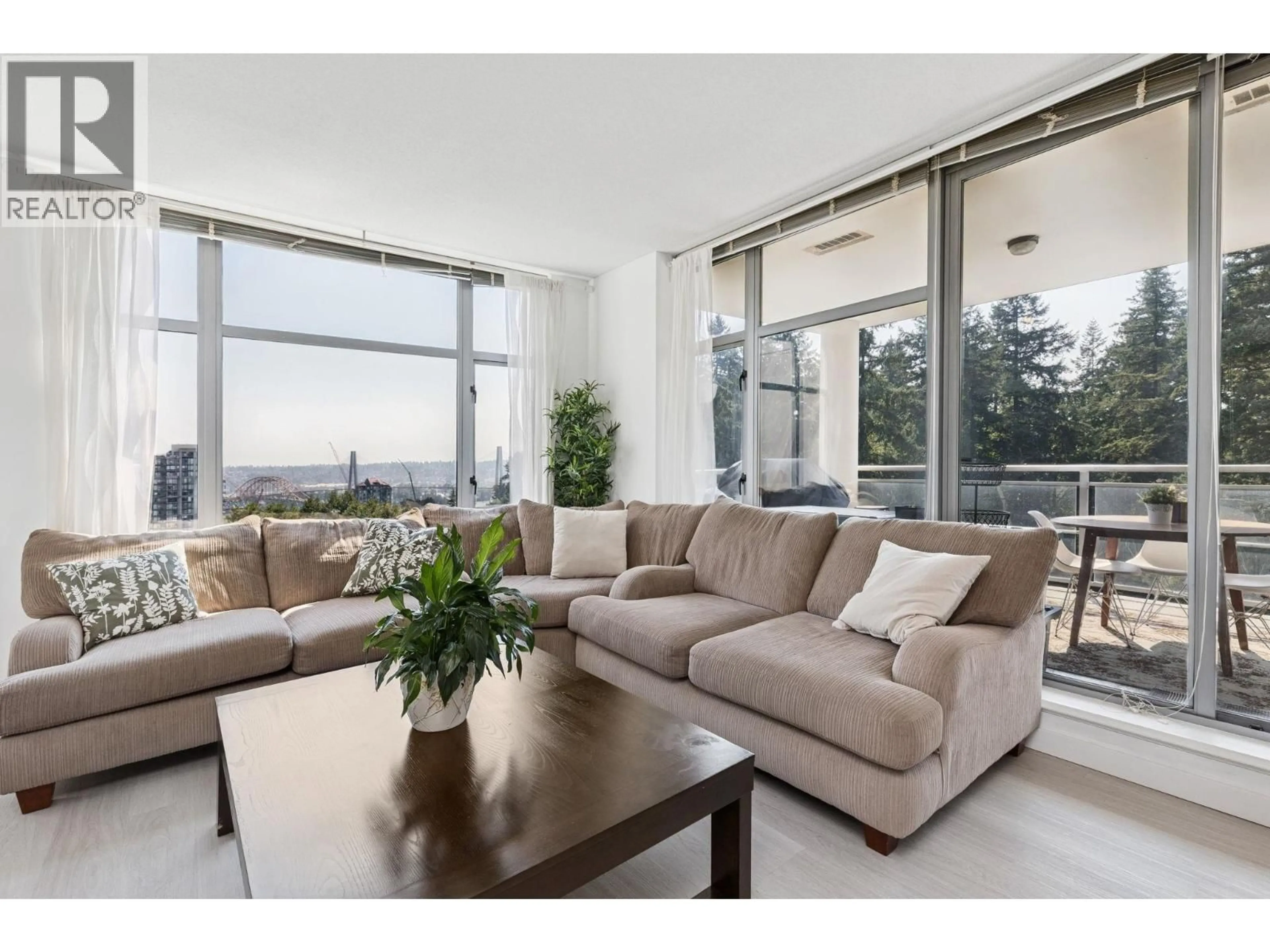 Living room with furniture, unknown for 1206 - 280 ROSS DRIVE, New Westminster British Columbia V3L0C2