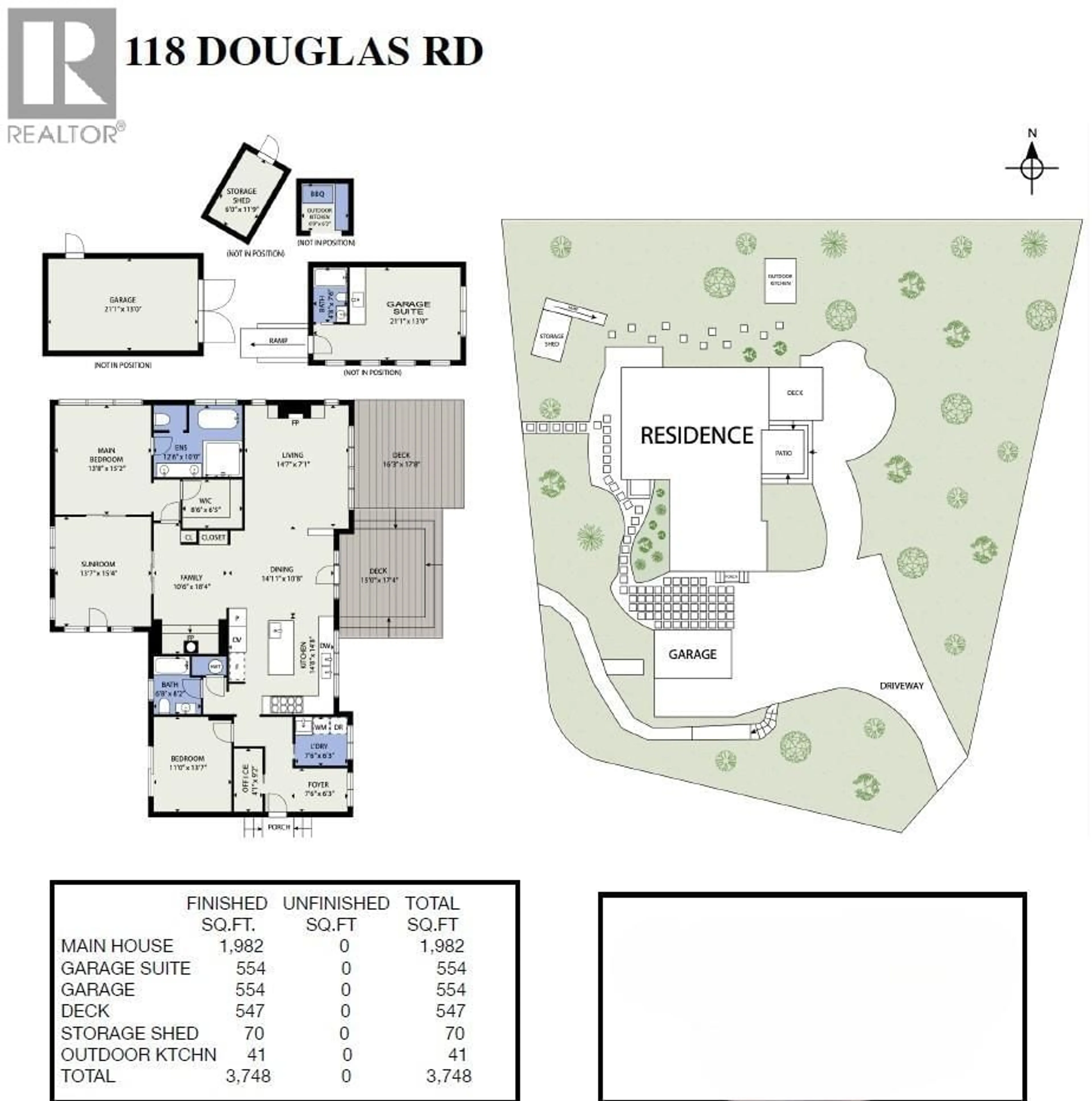 Floor plan for 118 DOUGLAS ROAD, Salt Spring Island British Columbia V8K2J2