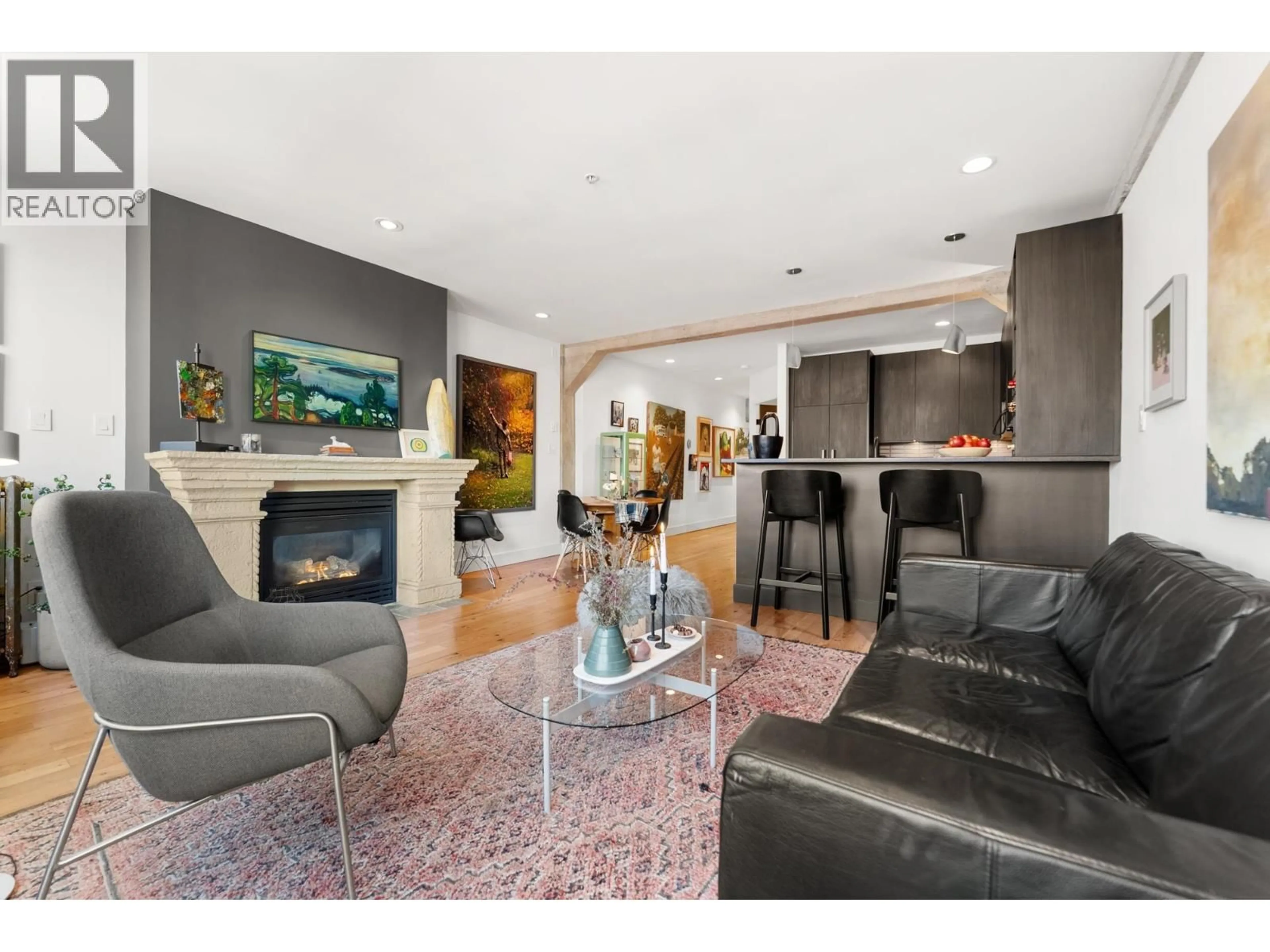 Living room with furniture, unknown for 407 - 1216 HOMER STREET, Vancouver British Columbia V6B6K5