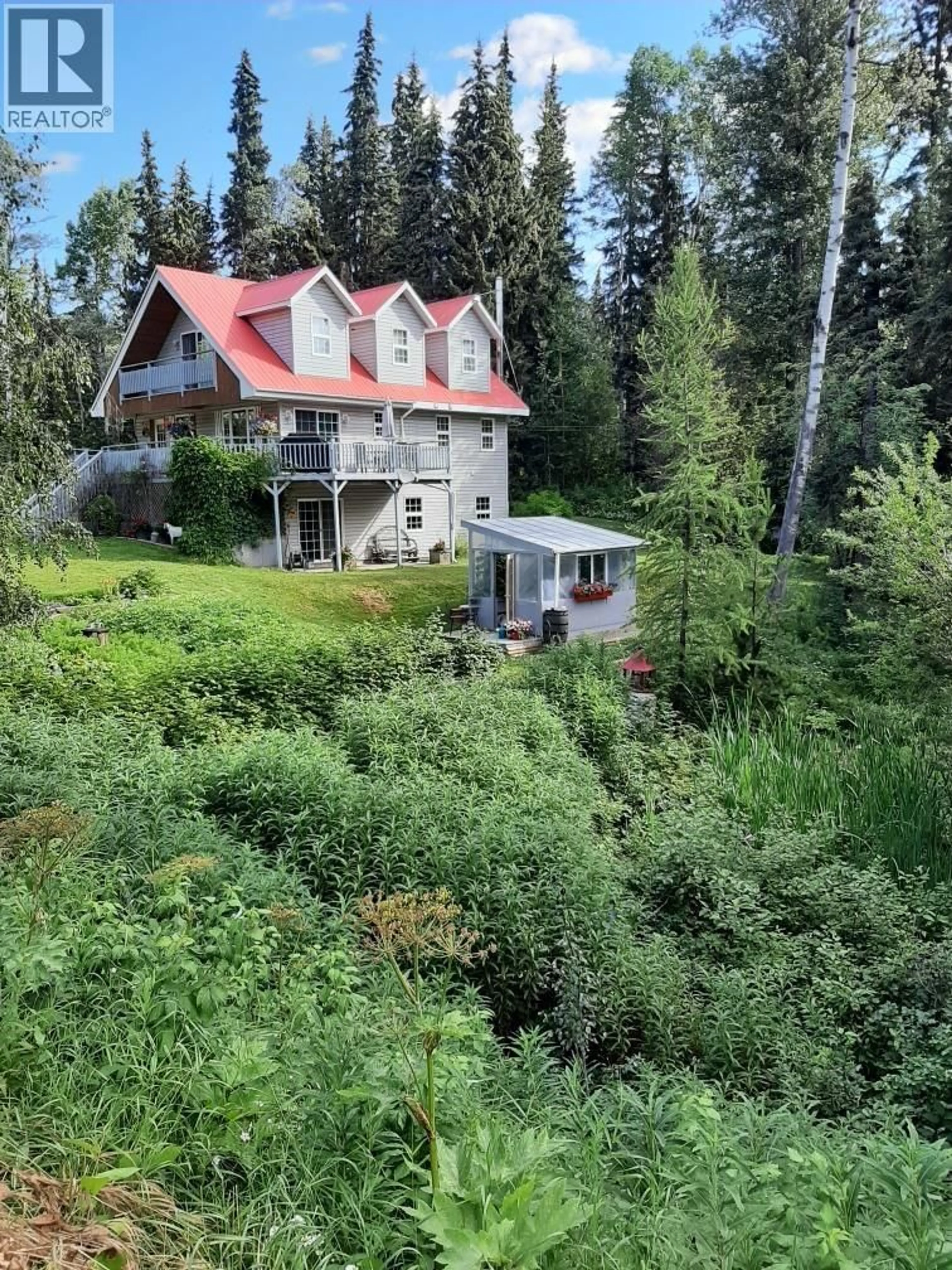 A pic from outside/outdoor area/front of a property/back of a property/a pic from drone, unknown for 8322 ROWLAND ROAD, Burns Lake British Columbia V0J1E1