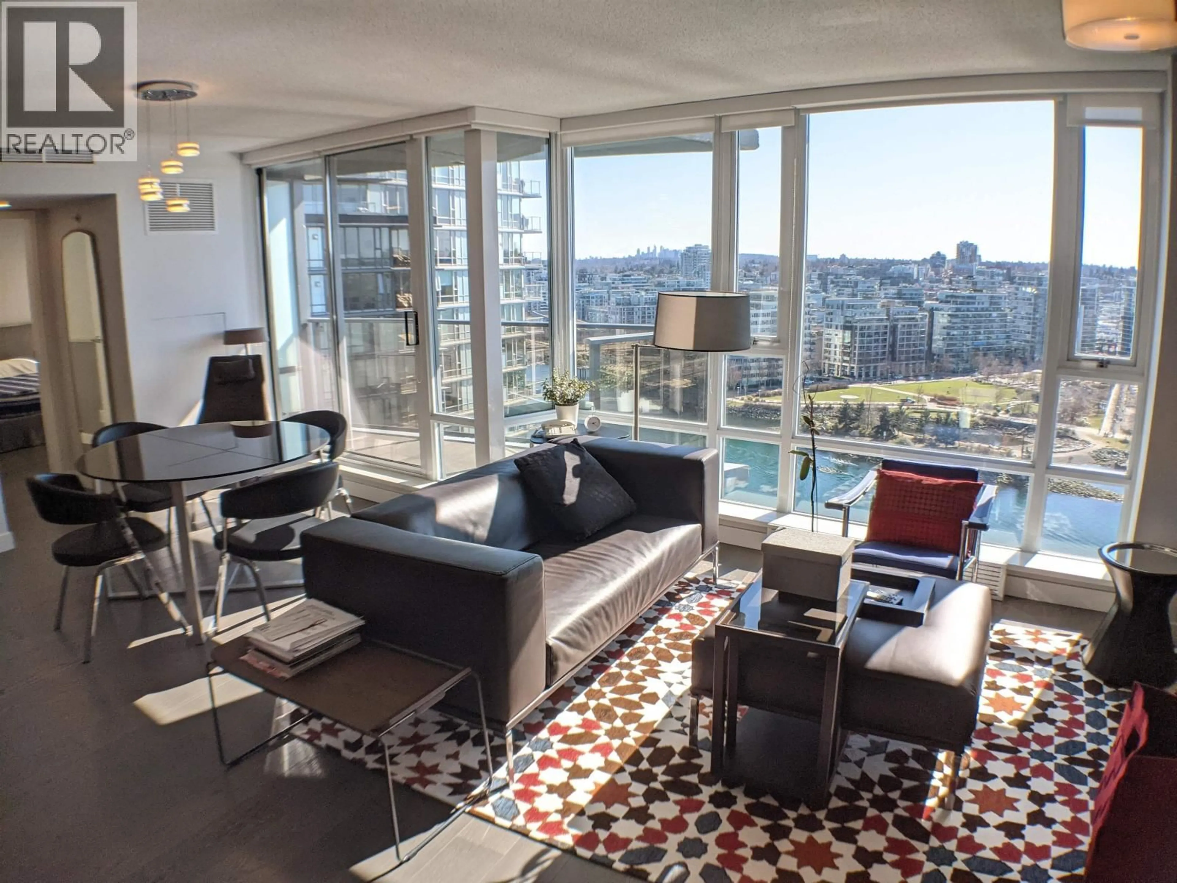 Living room with furniture, unknown for 2305 - 918 COOPERAGE WAY, Vancouver British Columbia V6B0A7