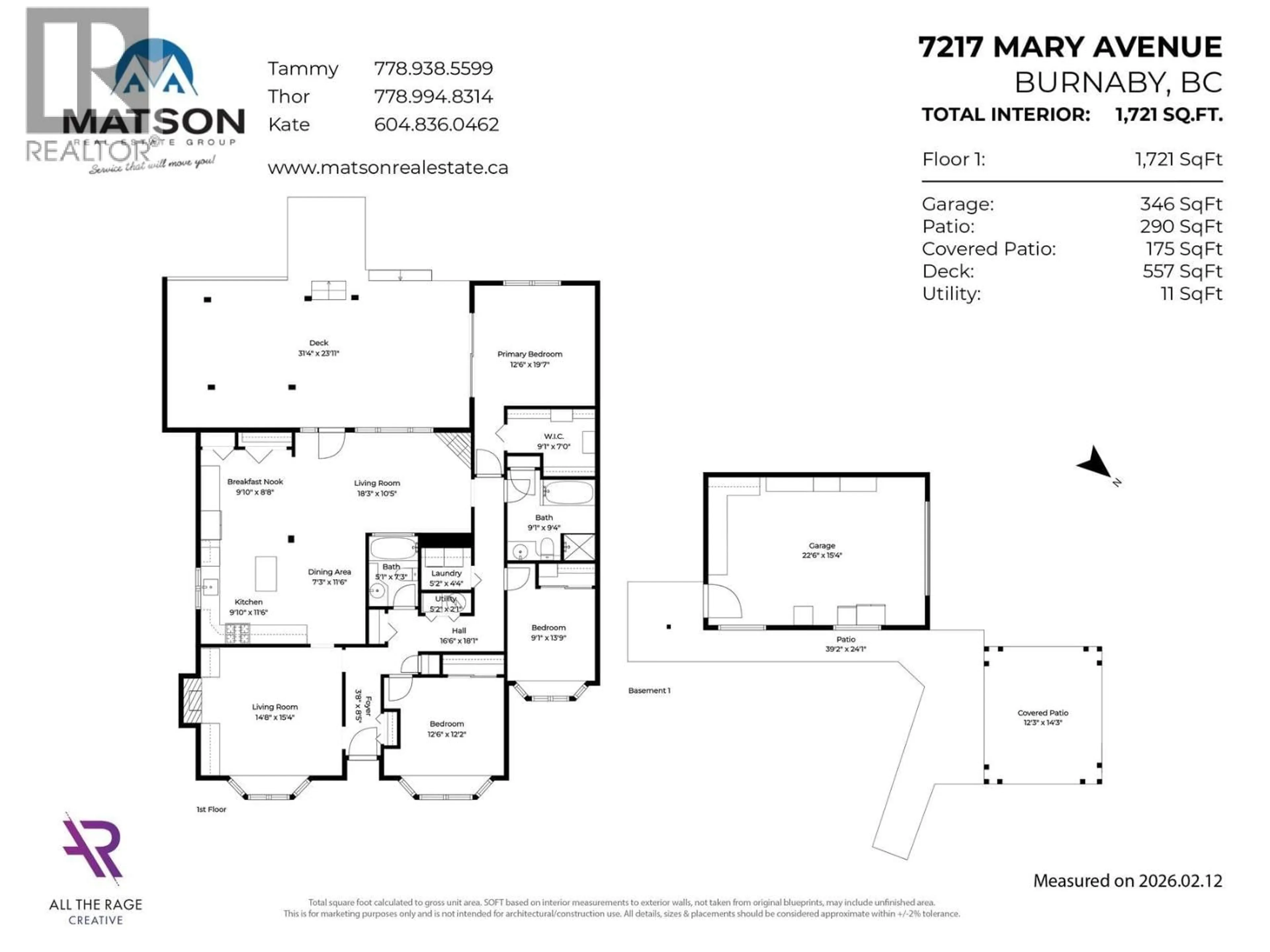 Floor plan for 7217 MARY AVENUE, Burnaby British Columbia V5E3K6