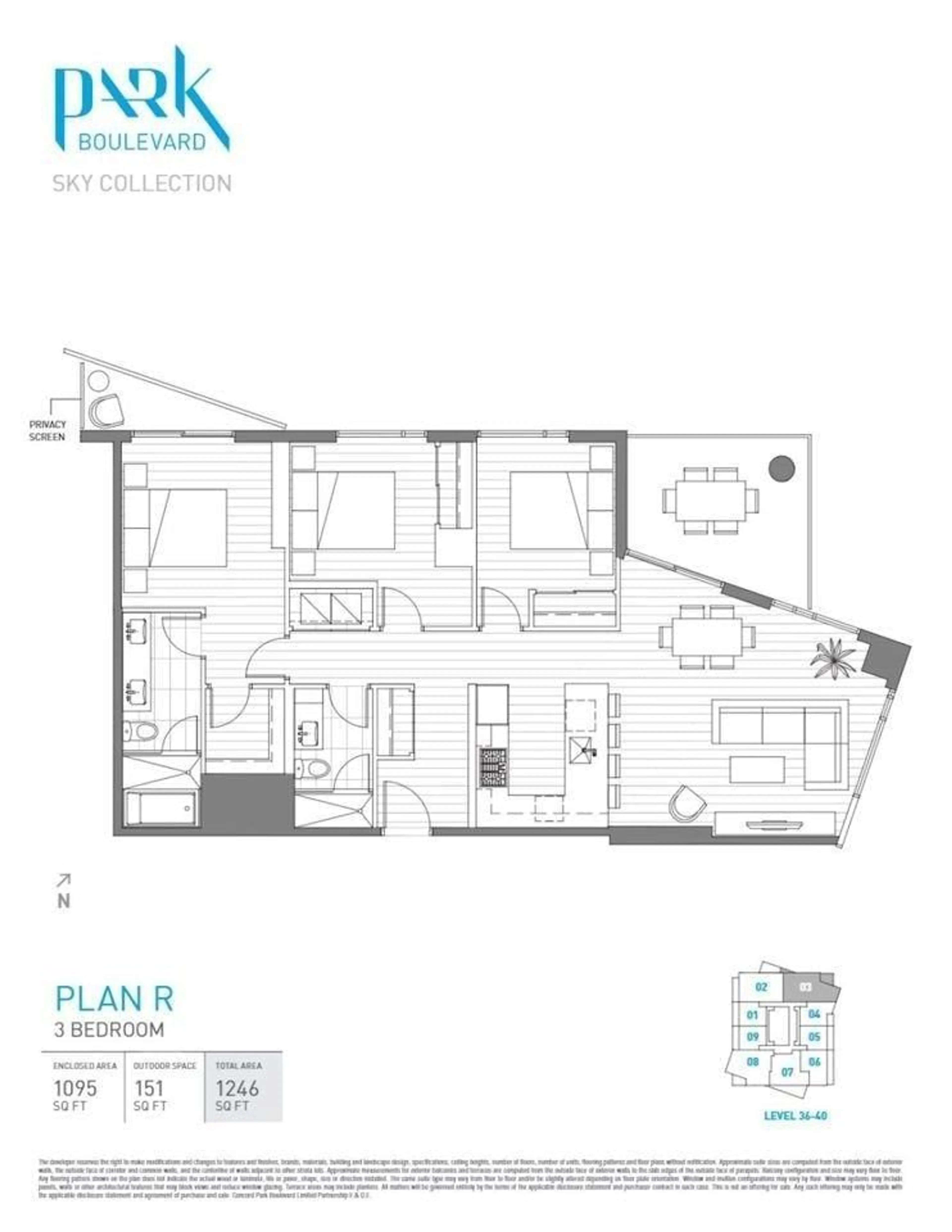 Floor plan for 3703 - 9887 WHALLEY BOULEVARD, Surrey British Columbia V3T0P4