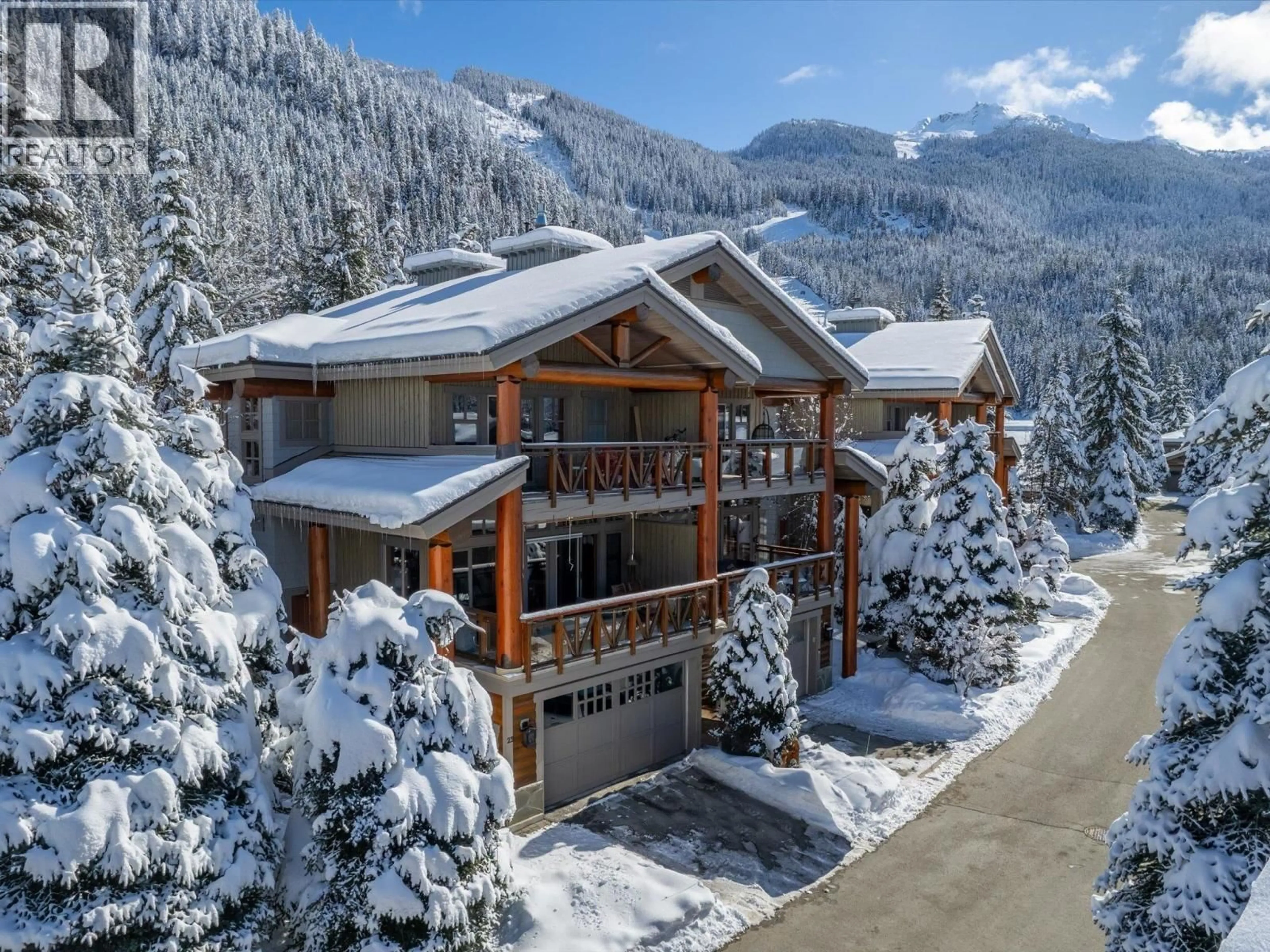 A pic from outside/outdoor area/front of a property/back of a property/a pic from drone, unknown for 23 - 2324 TALUSWOOD PLACE, Whistler British Columbia V8E0R1
