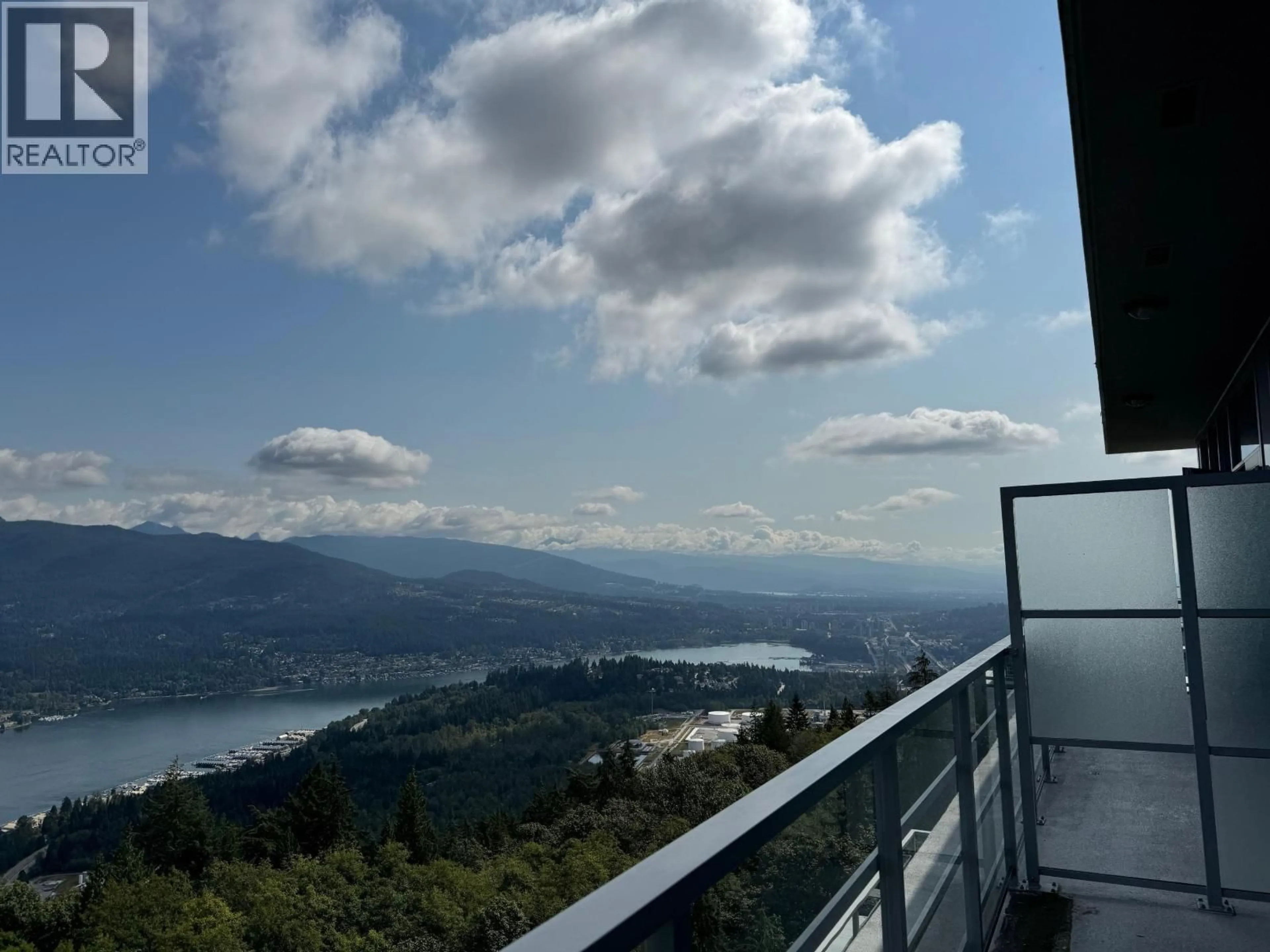 Balcony in the apartment, water/lake/river/ocean view for 1702 - 9060 UNIVERSITY CRESCENT, Burnaby British Columbia V5A0E1