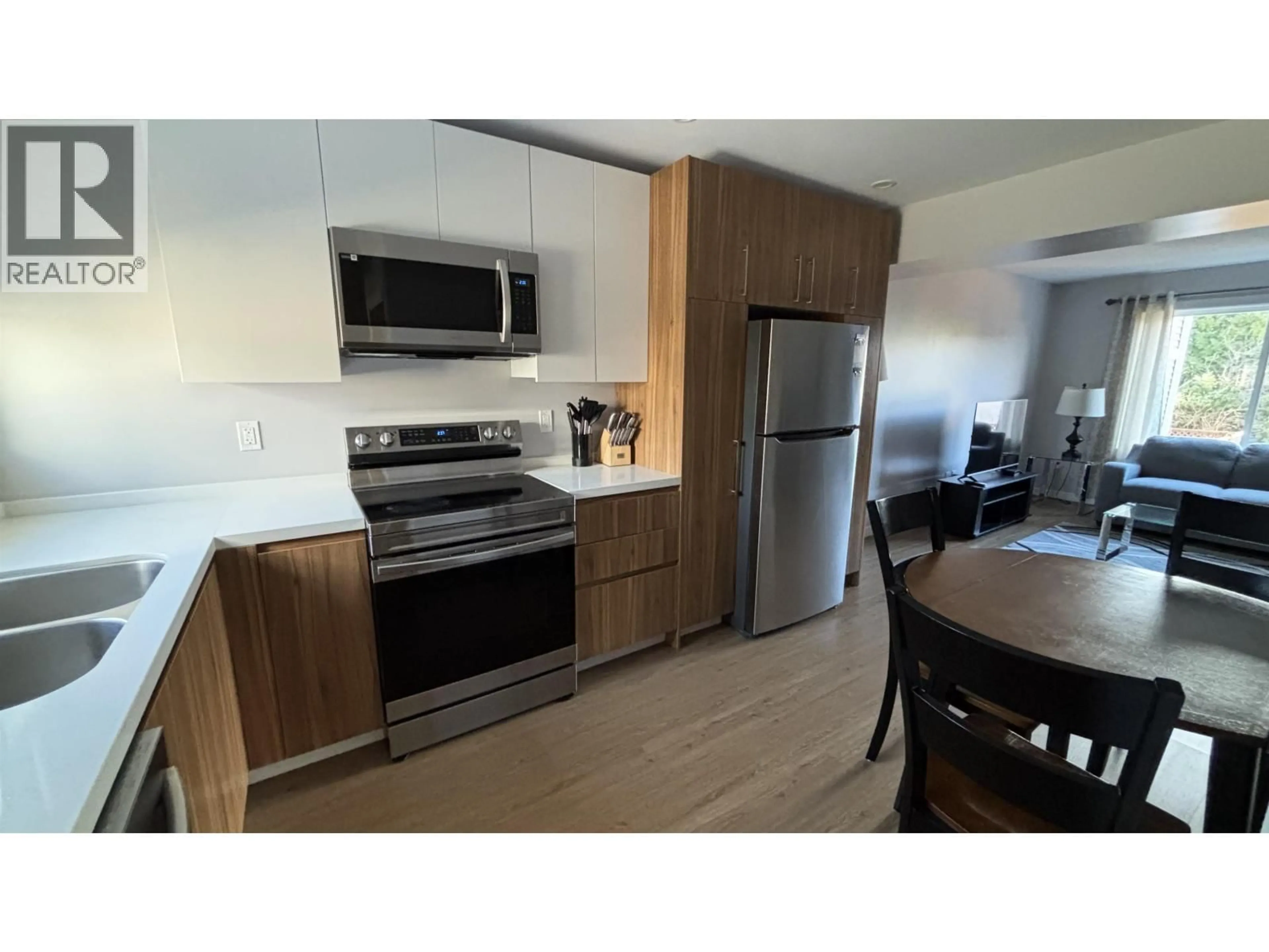 Standard kitchen, wood/laminate floor for 2 - 1425 NALABILA BOULEVARD, Kitimat British Columbia V8C1E4