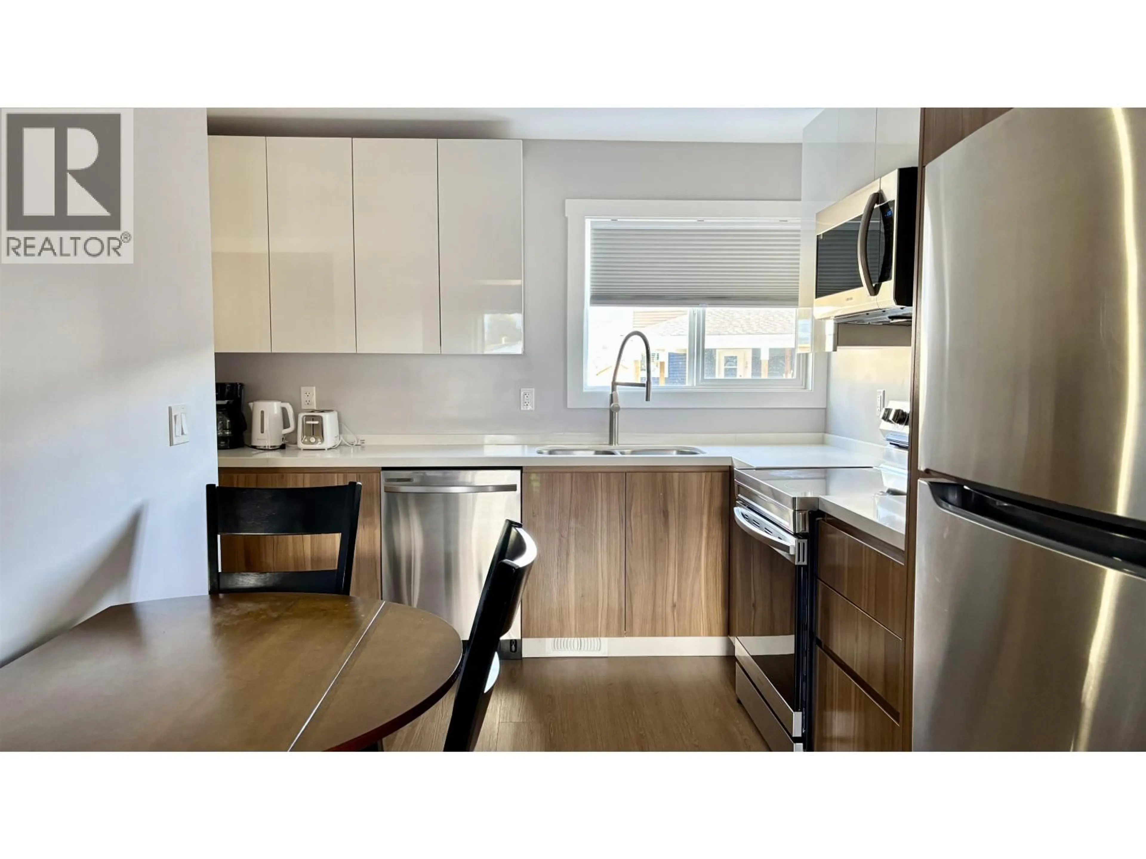 Standard kitchen, wood/laminate floor for 2 - 1425 NALABILA BOULEVARD, Kitimat British Columbia V8C1E4