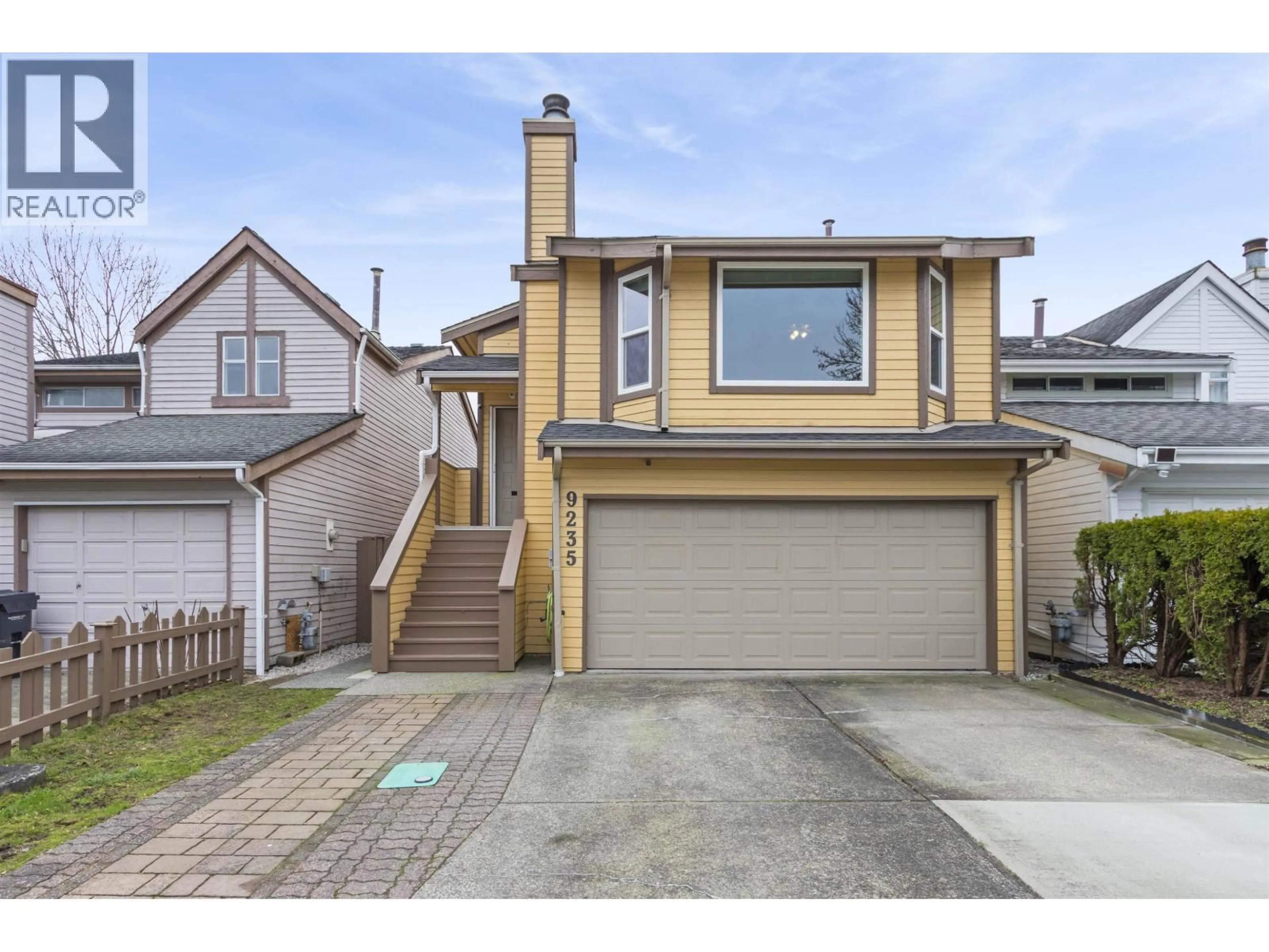 Home with vinyl exterior material, street for 9235 MCBURNEY DRIVE, Richmond British Columbia V6Y3C5