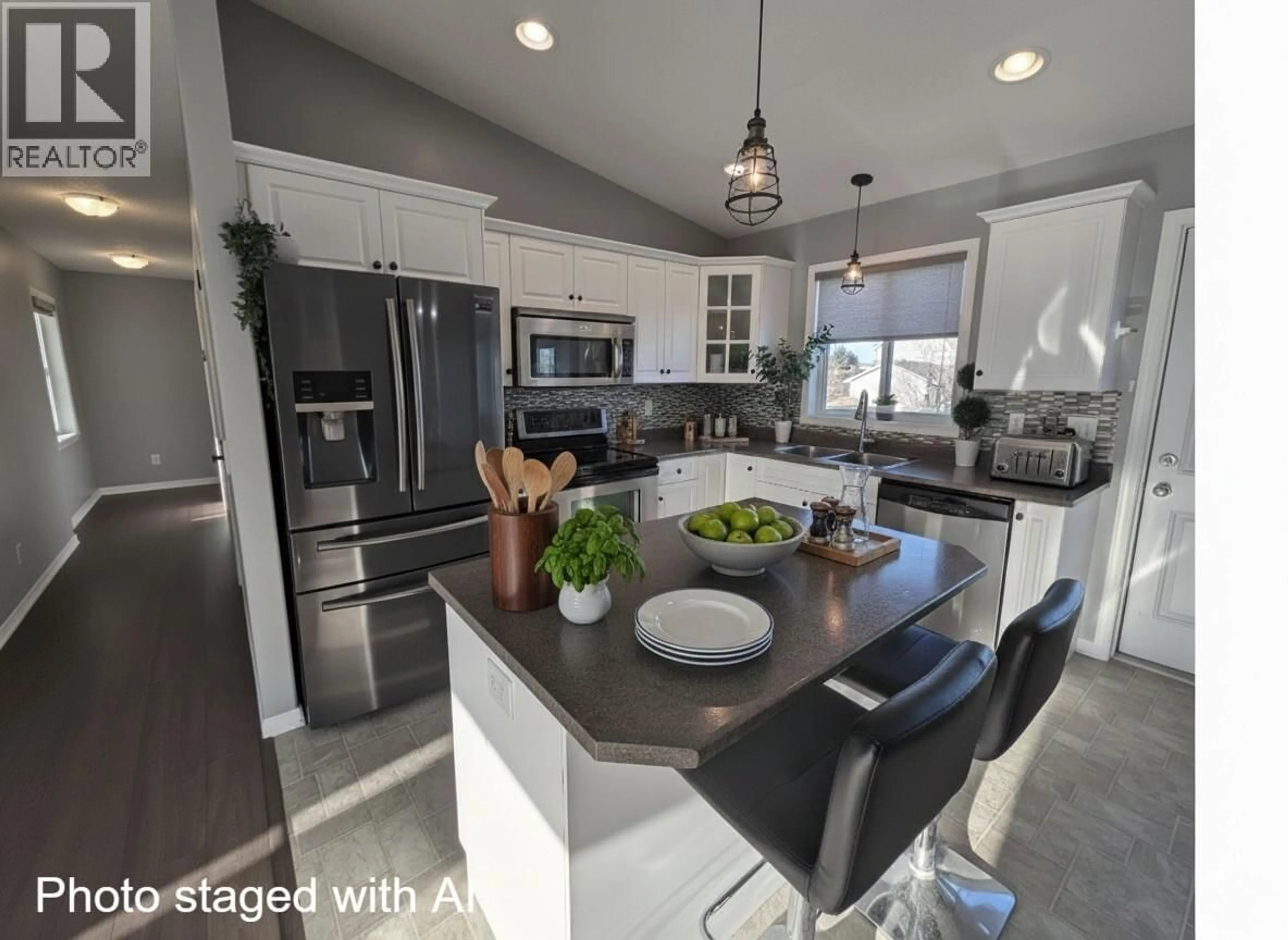 Open concept kitchen, unknown for 8724 114 AVENUE, Fort St. John British Columbia V1J0C3