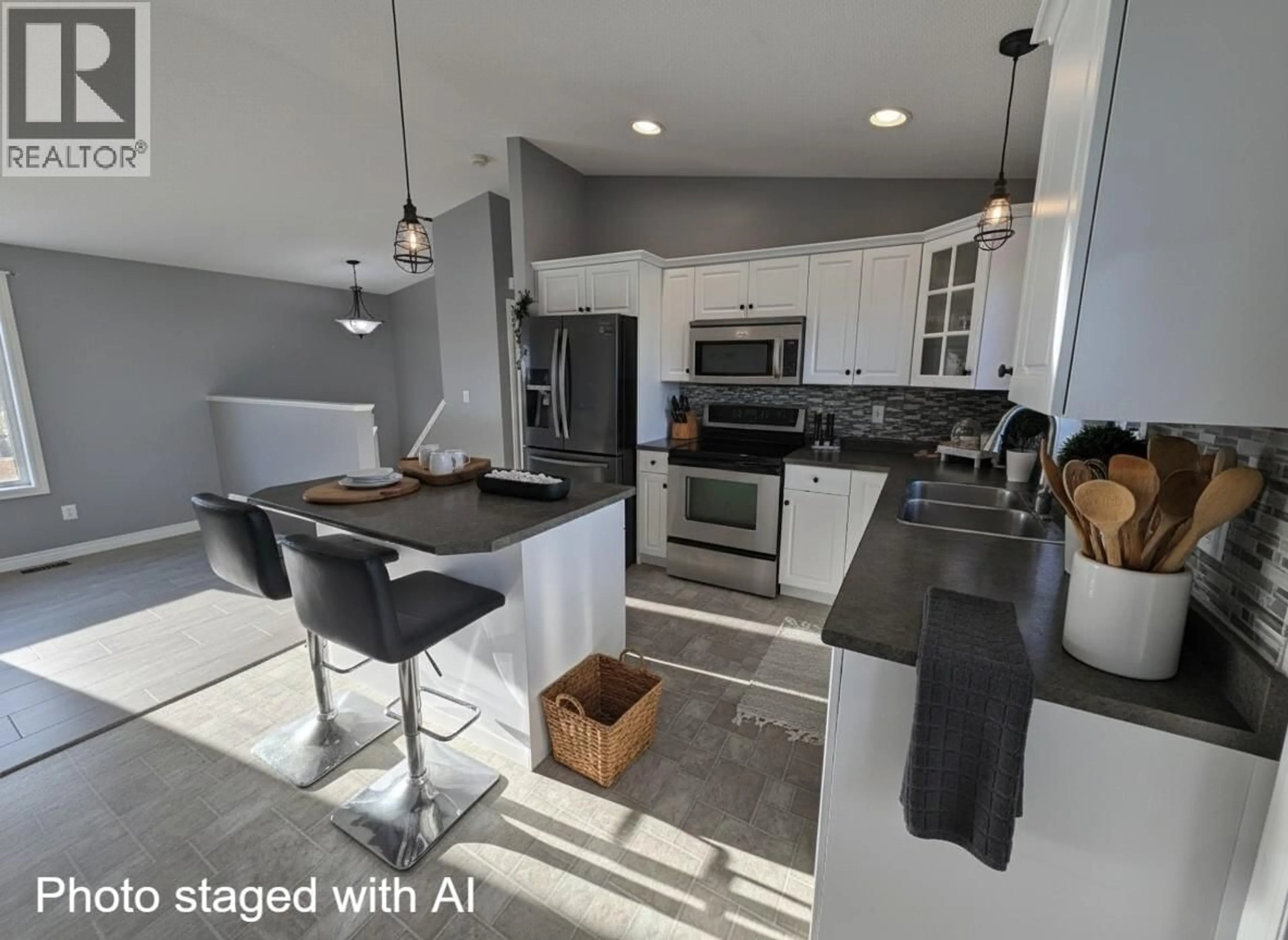 Open concept kitchen, unknown for 8724 114 AVENUE, Fort St. John British Columbia V1J0C3