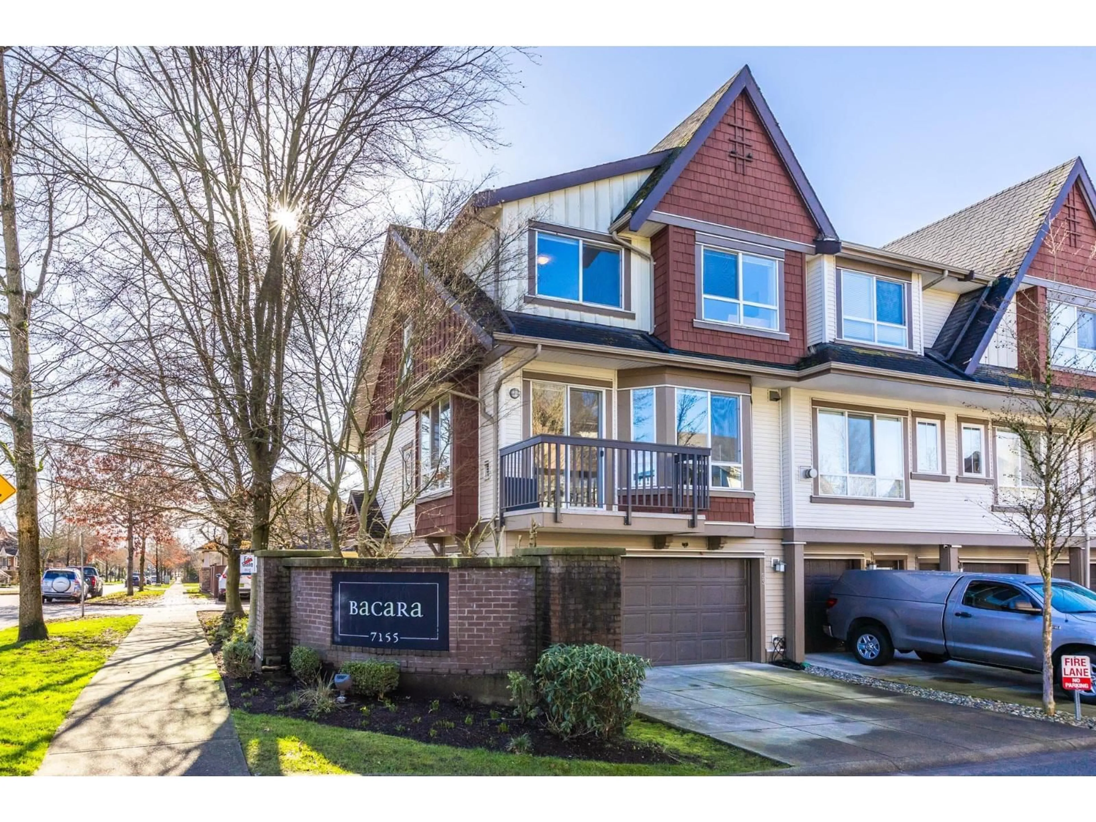 Home with brick exterior material, street for 23 - 7155 189 STREET, Surrey British Columbia V4N5S8