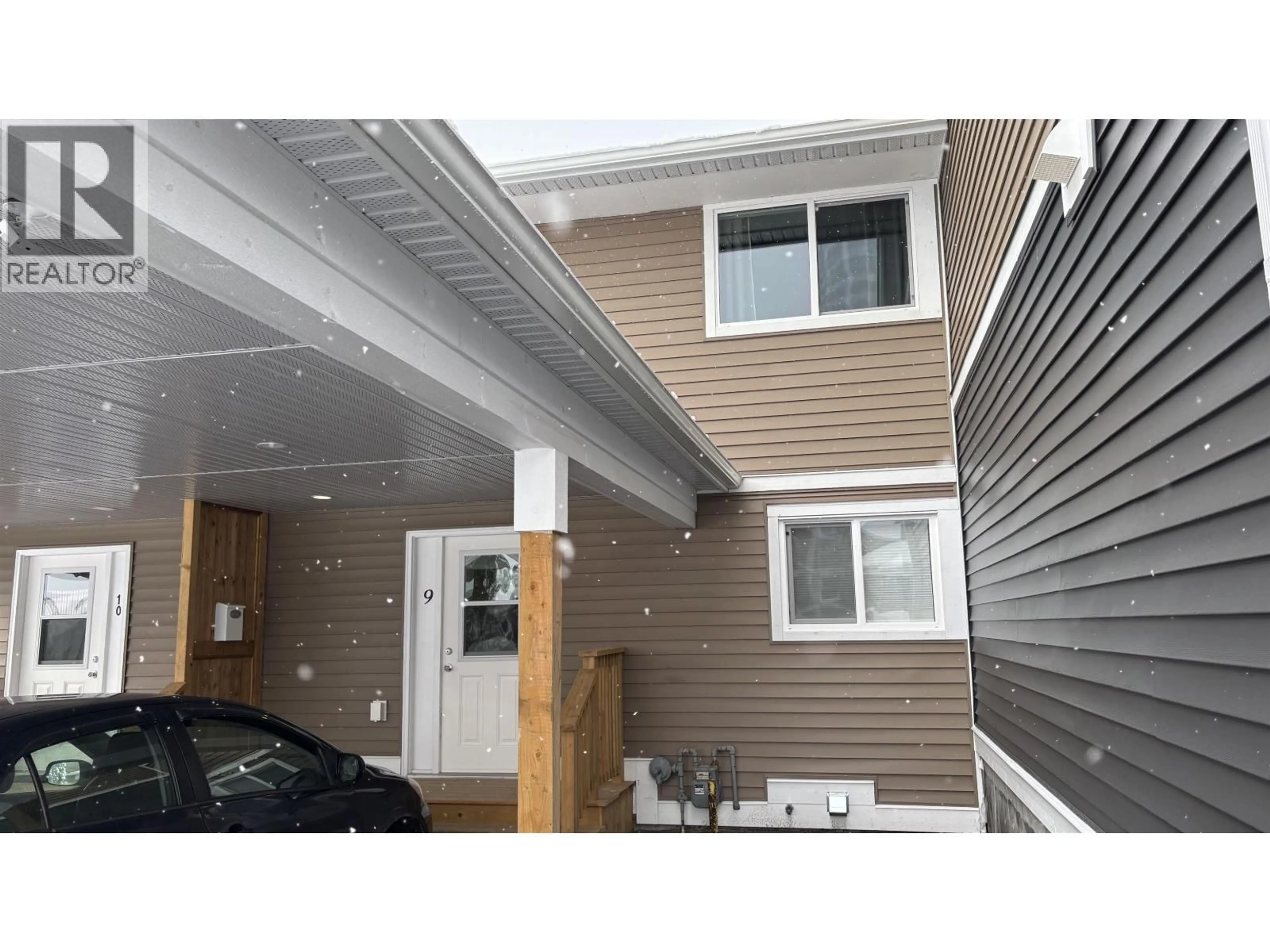 Home with vinyl exterior material, street for 9 - 1425 NALABILA BOULEVARD, Kitimat British Columbia V8C1E4