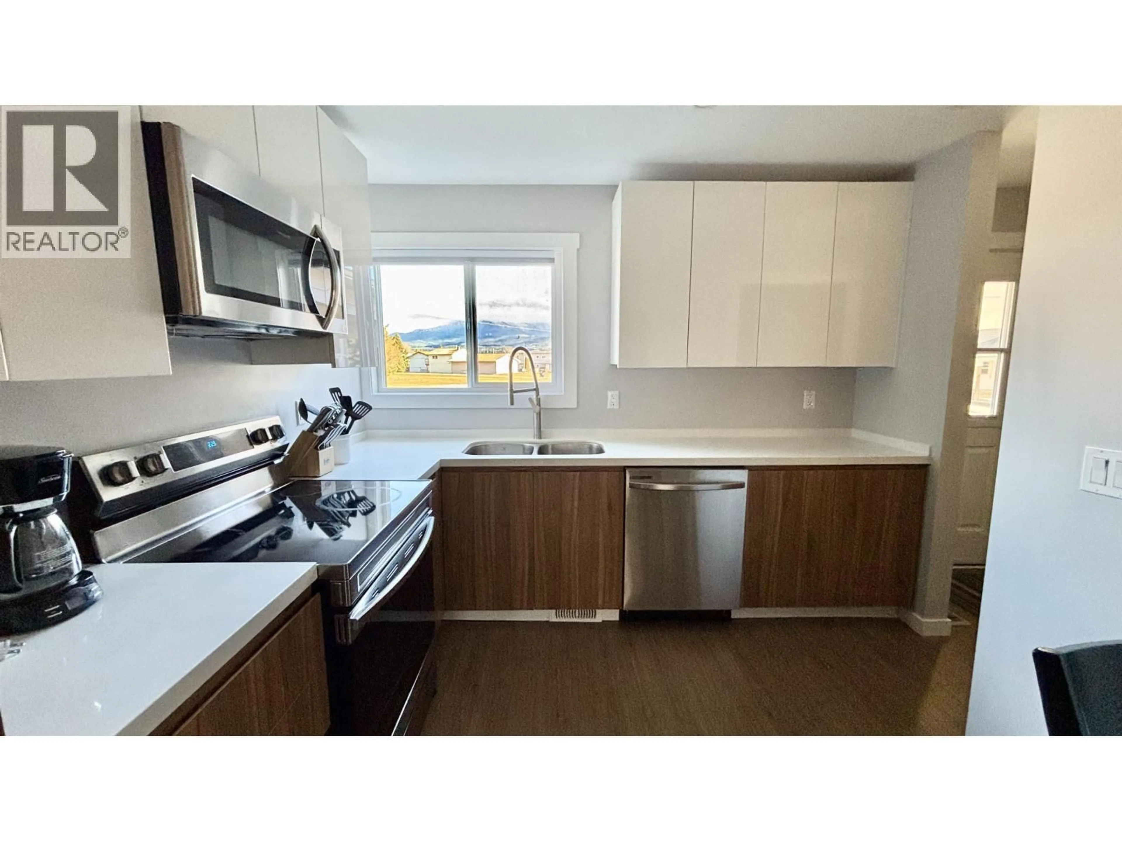 Standard kitchen, wood/laminate floor for 9 - 1425 NALABILA BOULEVARD, Kitimat British Columbia V8C1E4